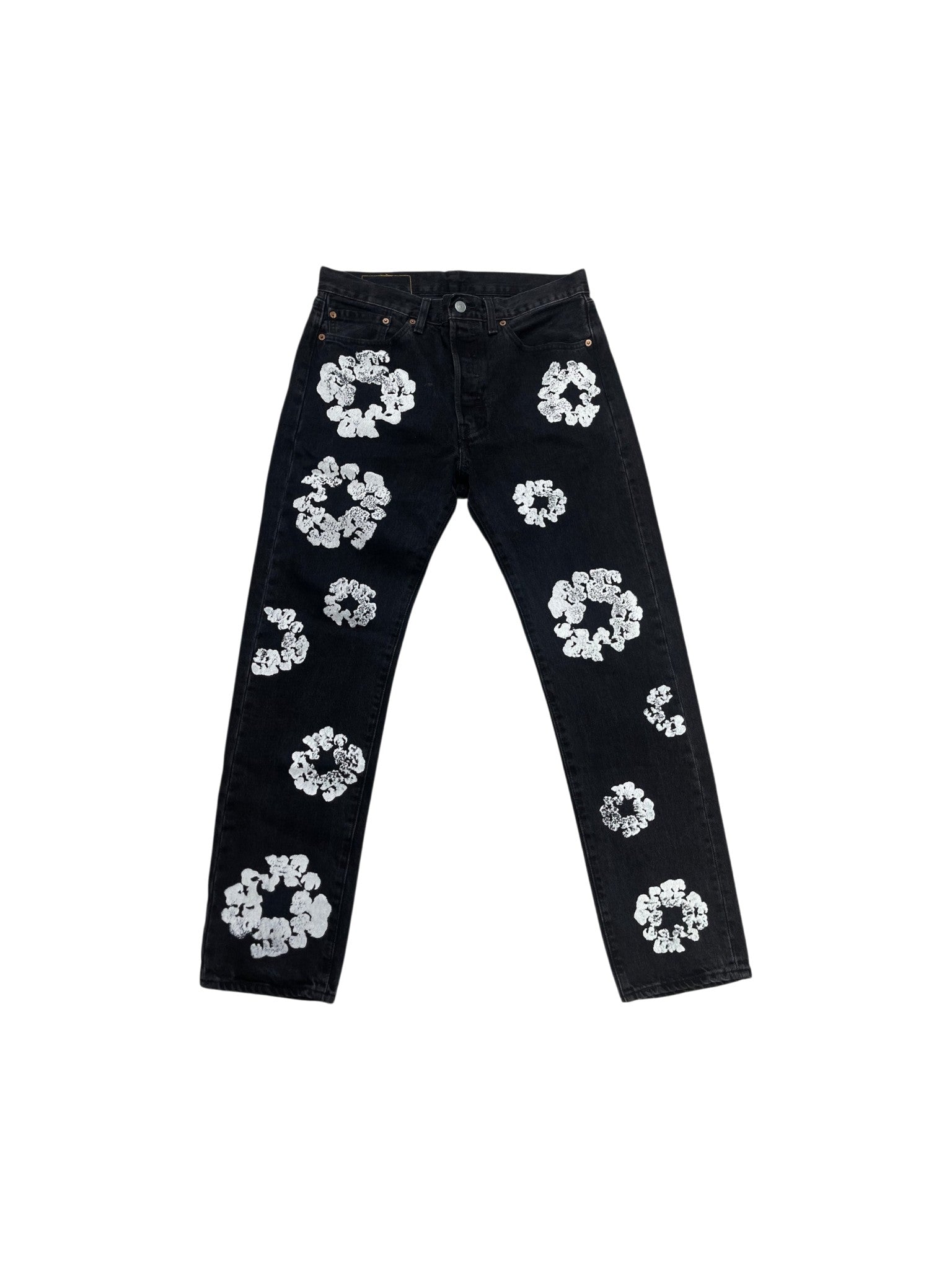 Denim Tears Wreath Black Wash Jeans