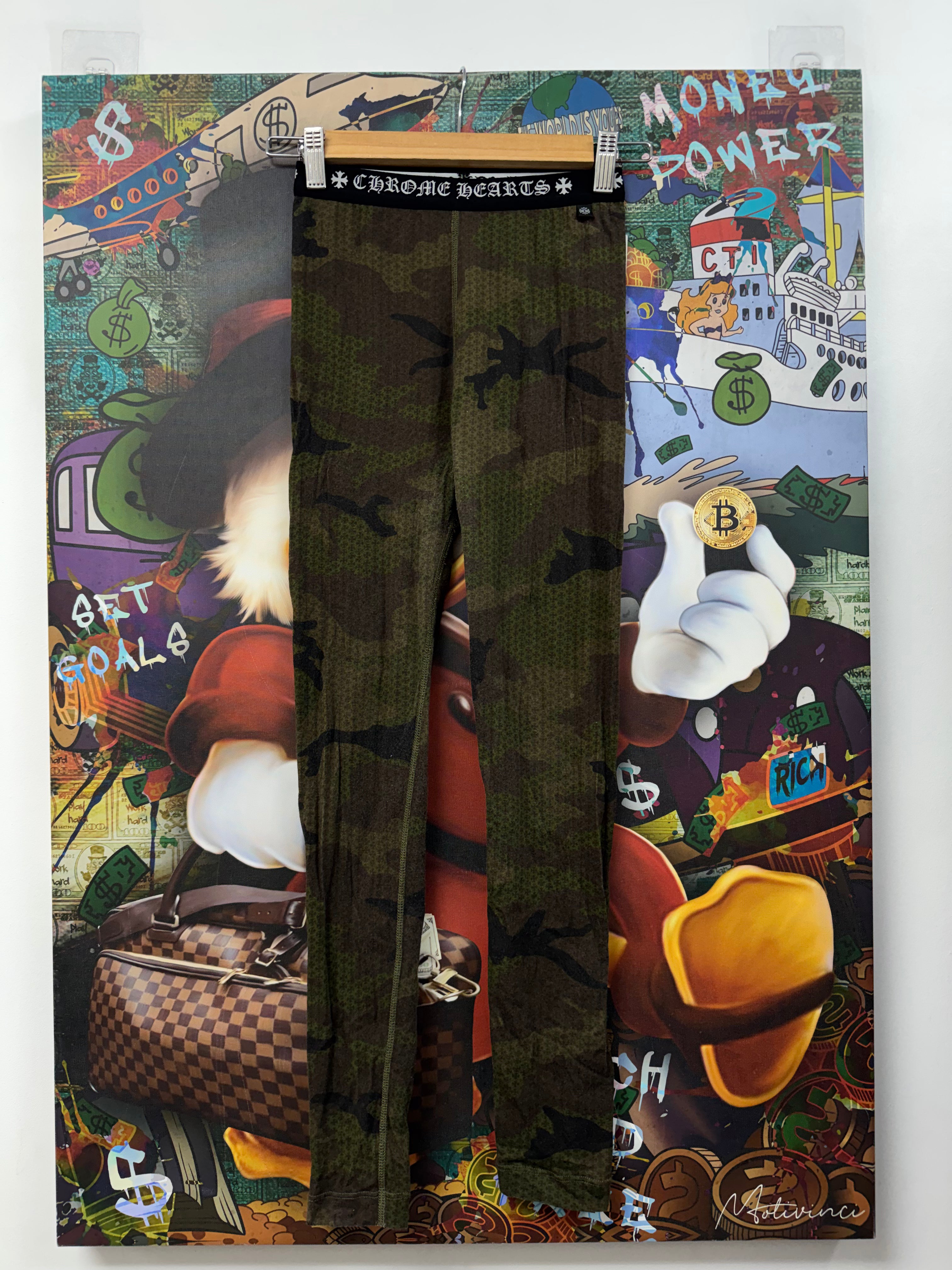Chrome Hearts Camo Leggings