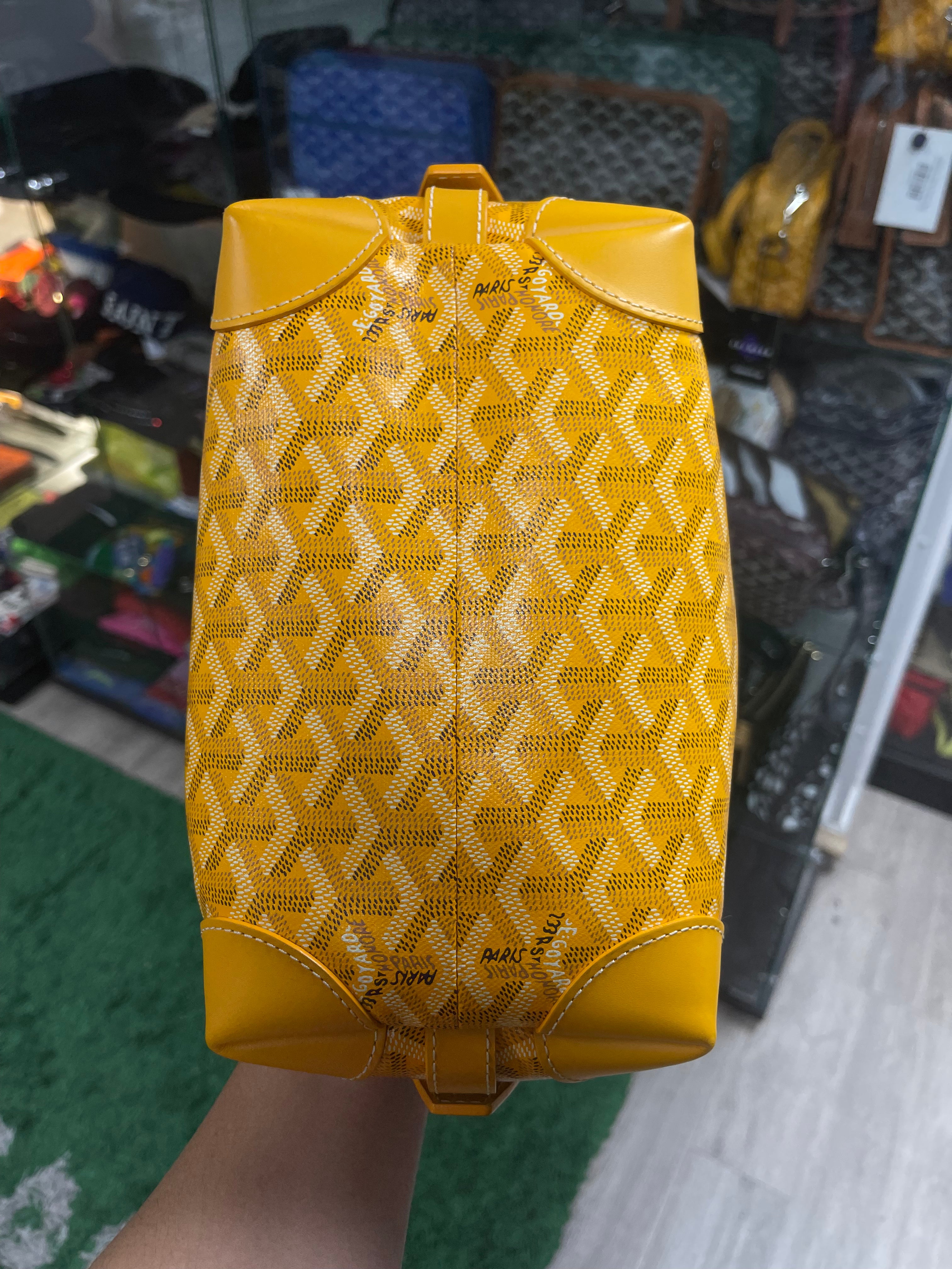Goyard Yellow Boeing Bag