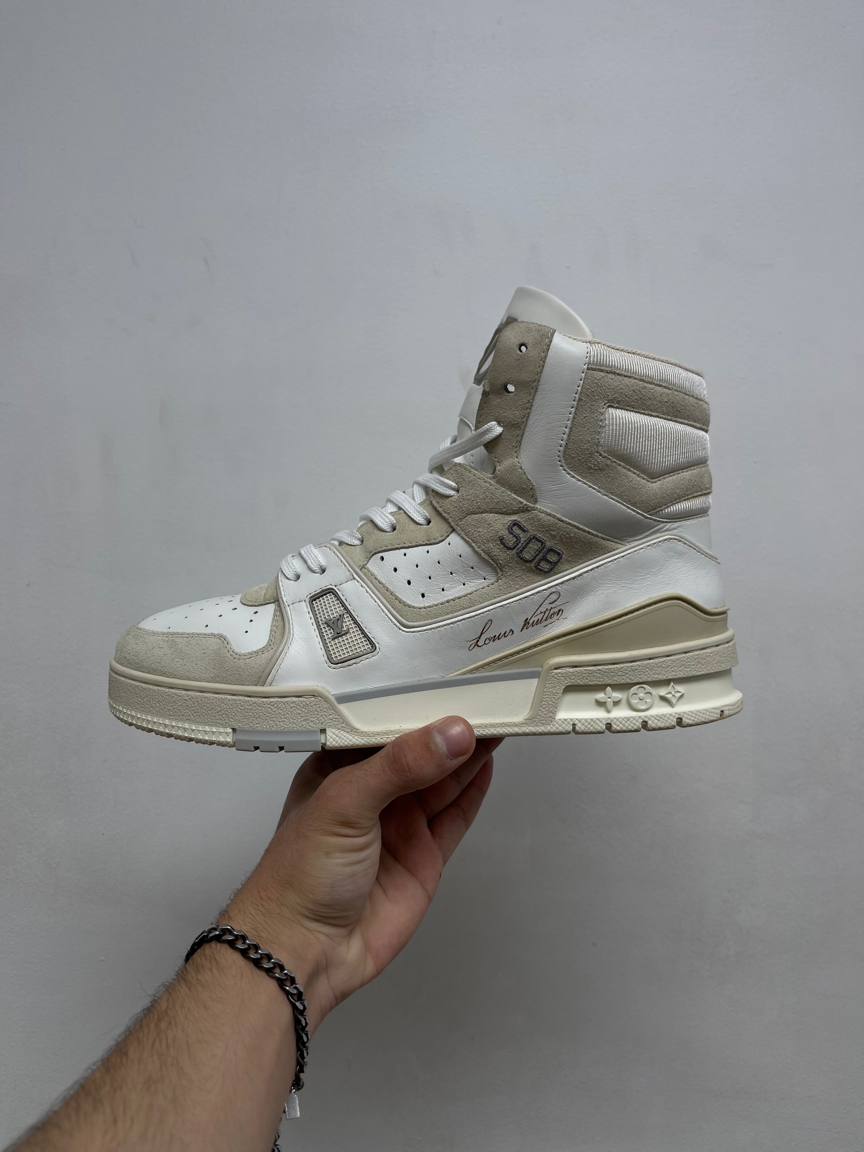 Louis Vuitton White 508 High Top Trainers Sneakers