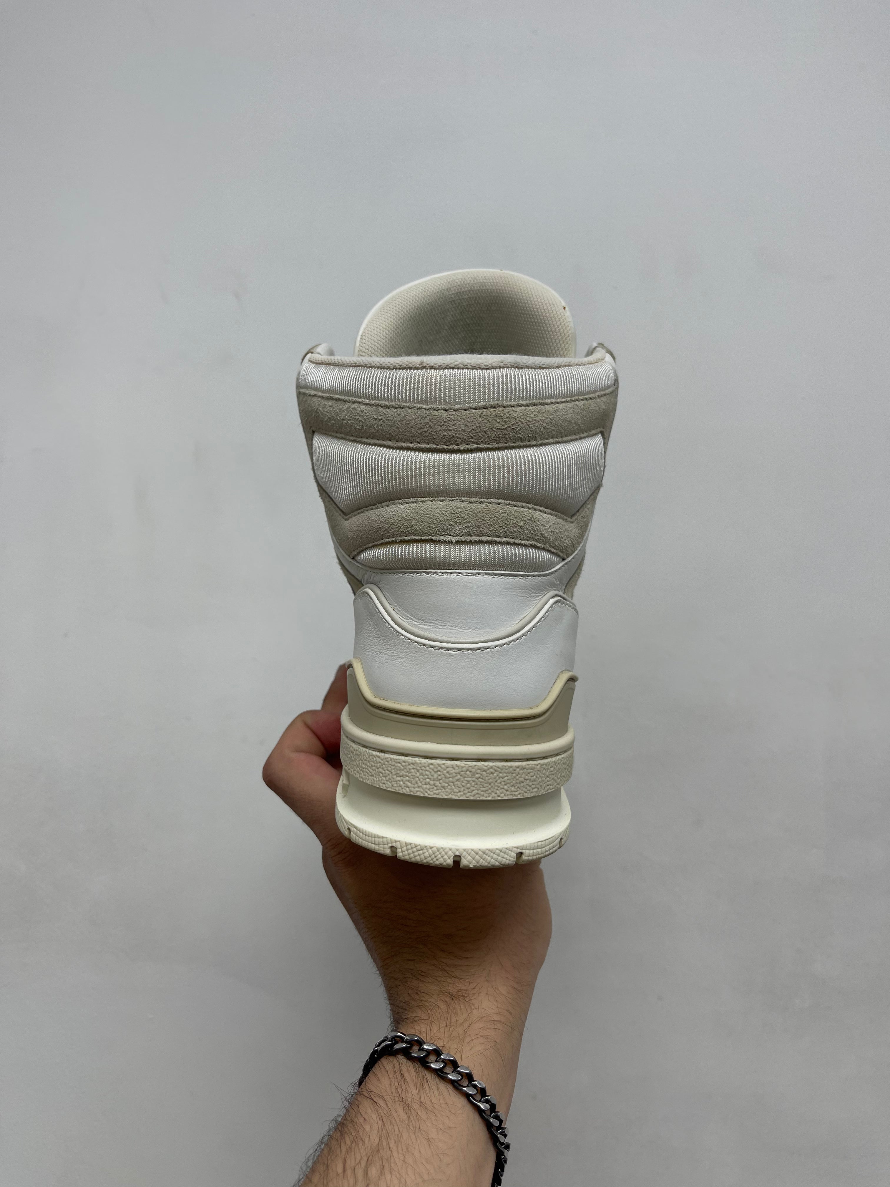 Louis Vuitton White 508 High Top Trainers Sneakers