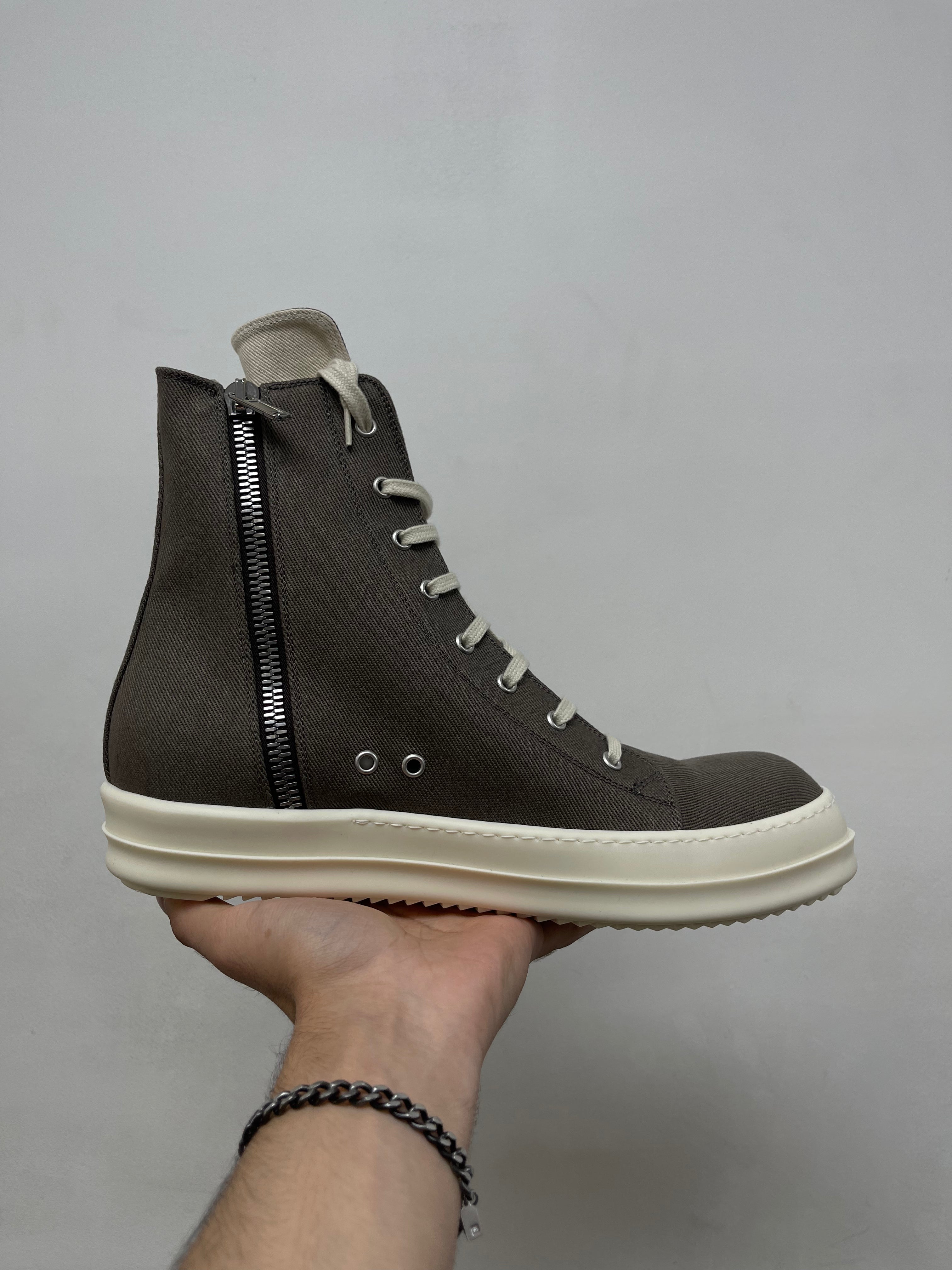 Rick Owens Dark Dust & Milk DRKSHDW Vegan Sneakers