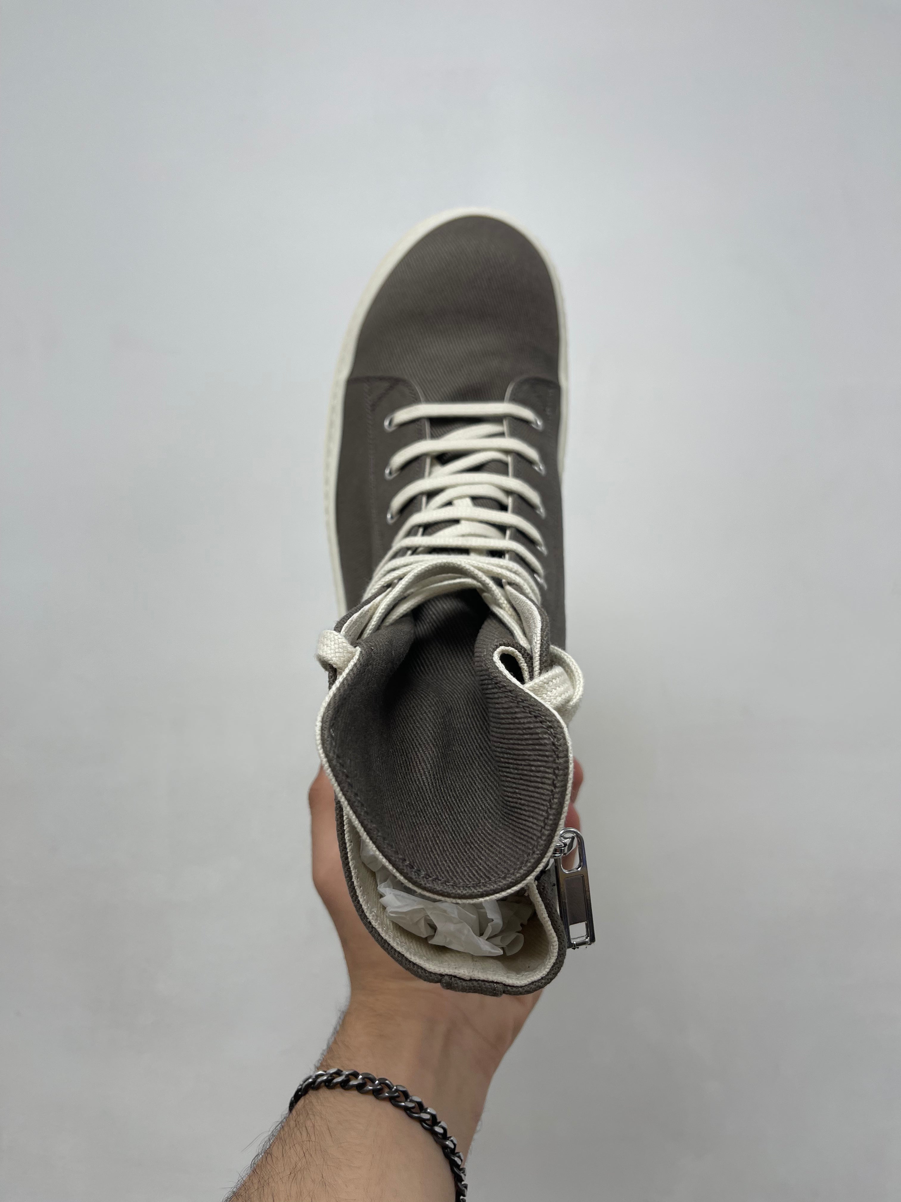 Rick Owens Dark Dust & Milk DRKSHDW Vegan Sneakers