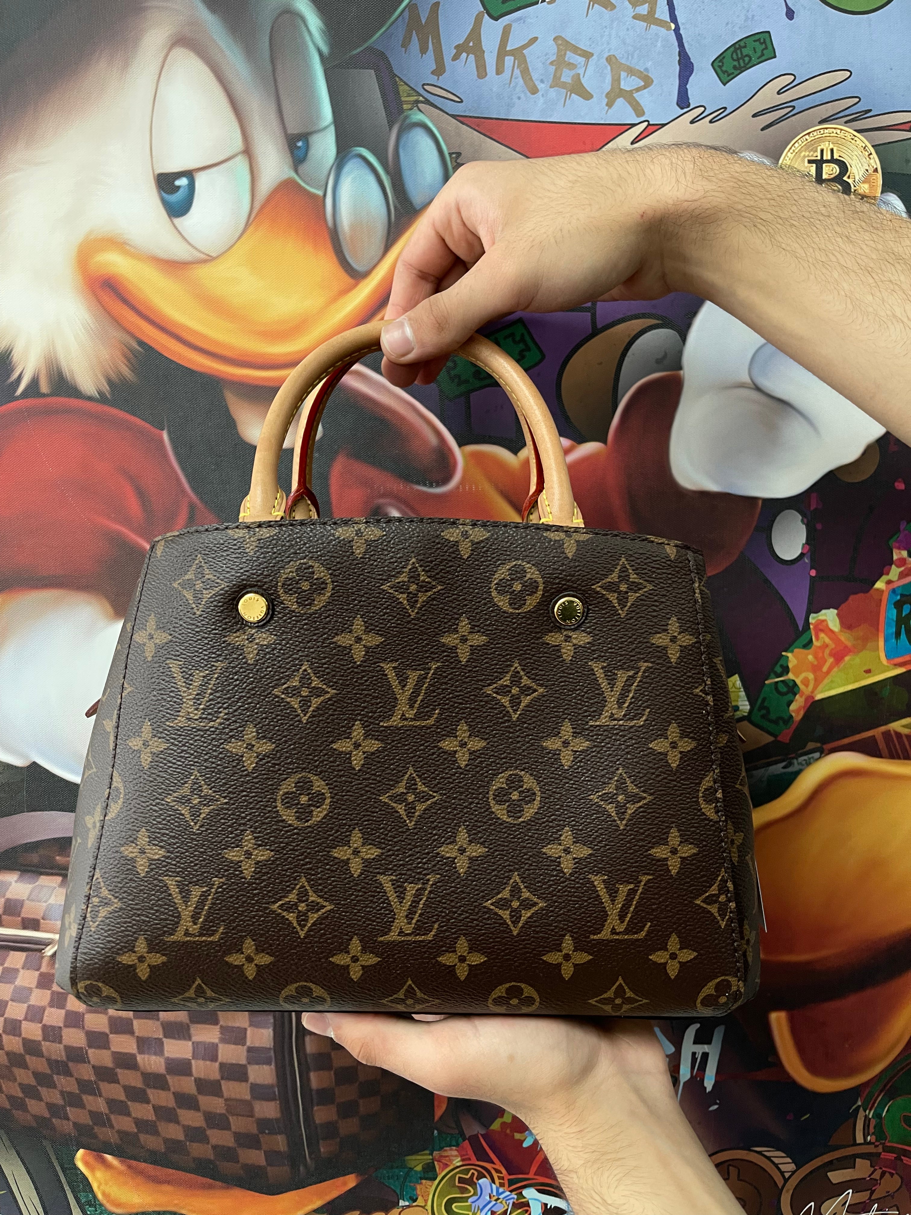 LV Montaigne BB Brown Used Medium With Box