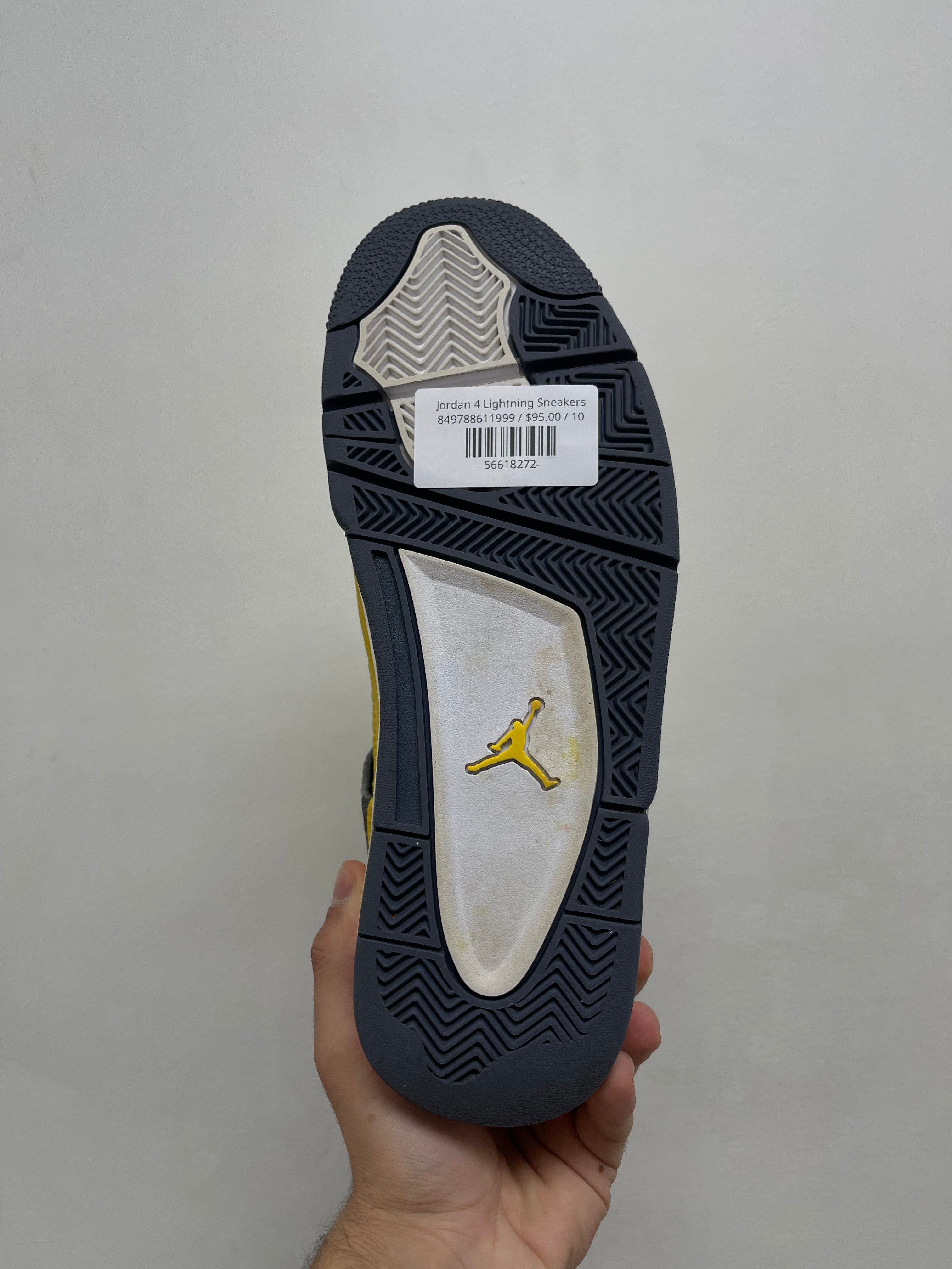 Jordan 4 Lightning Sneakers