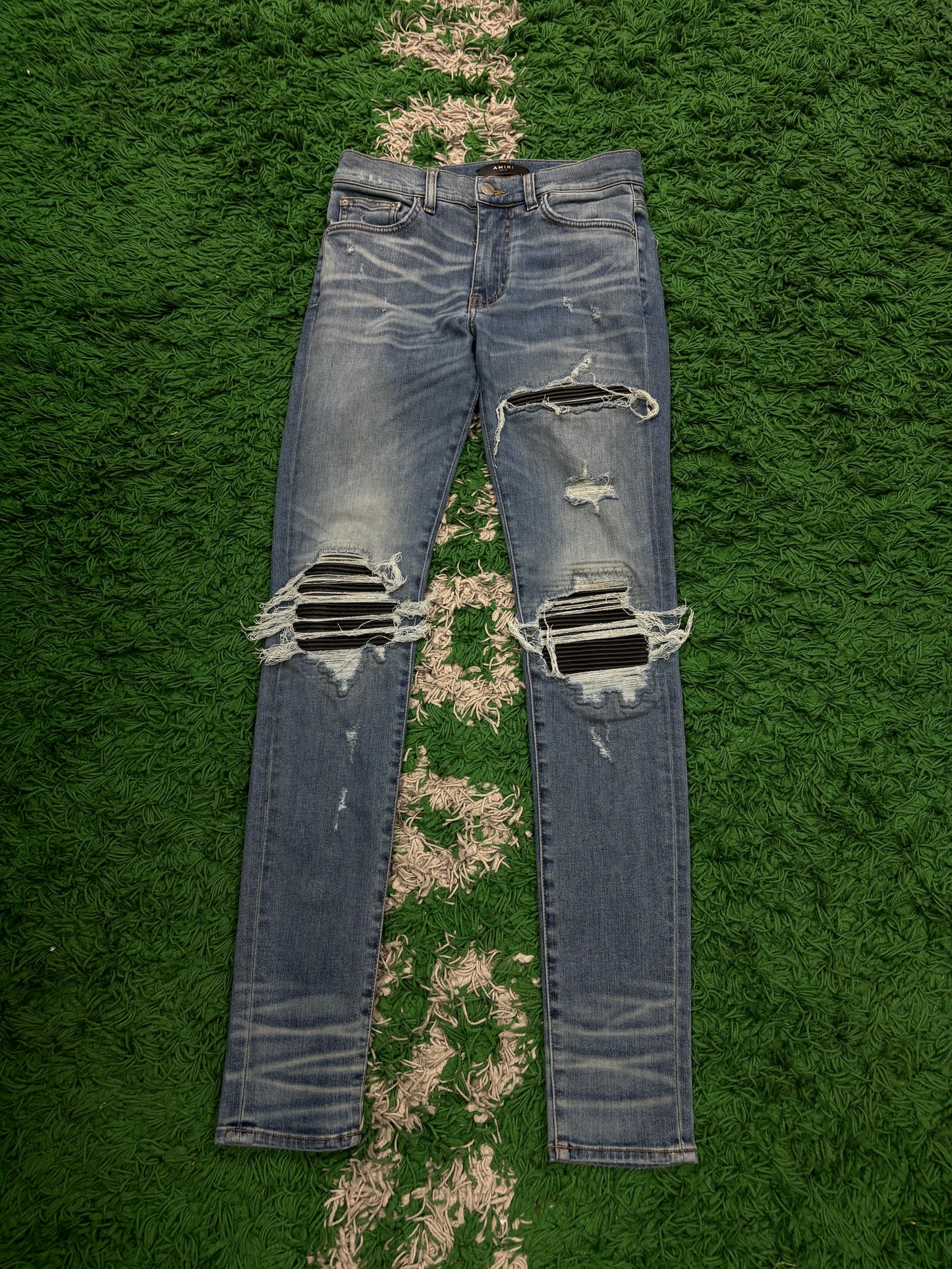 Amiri MX1 Blue Black Patch Used 30