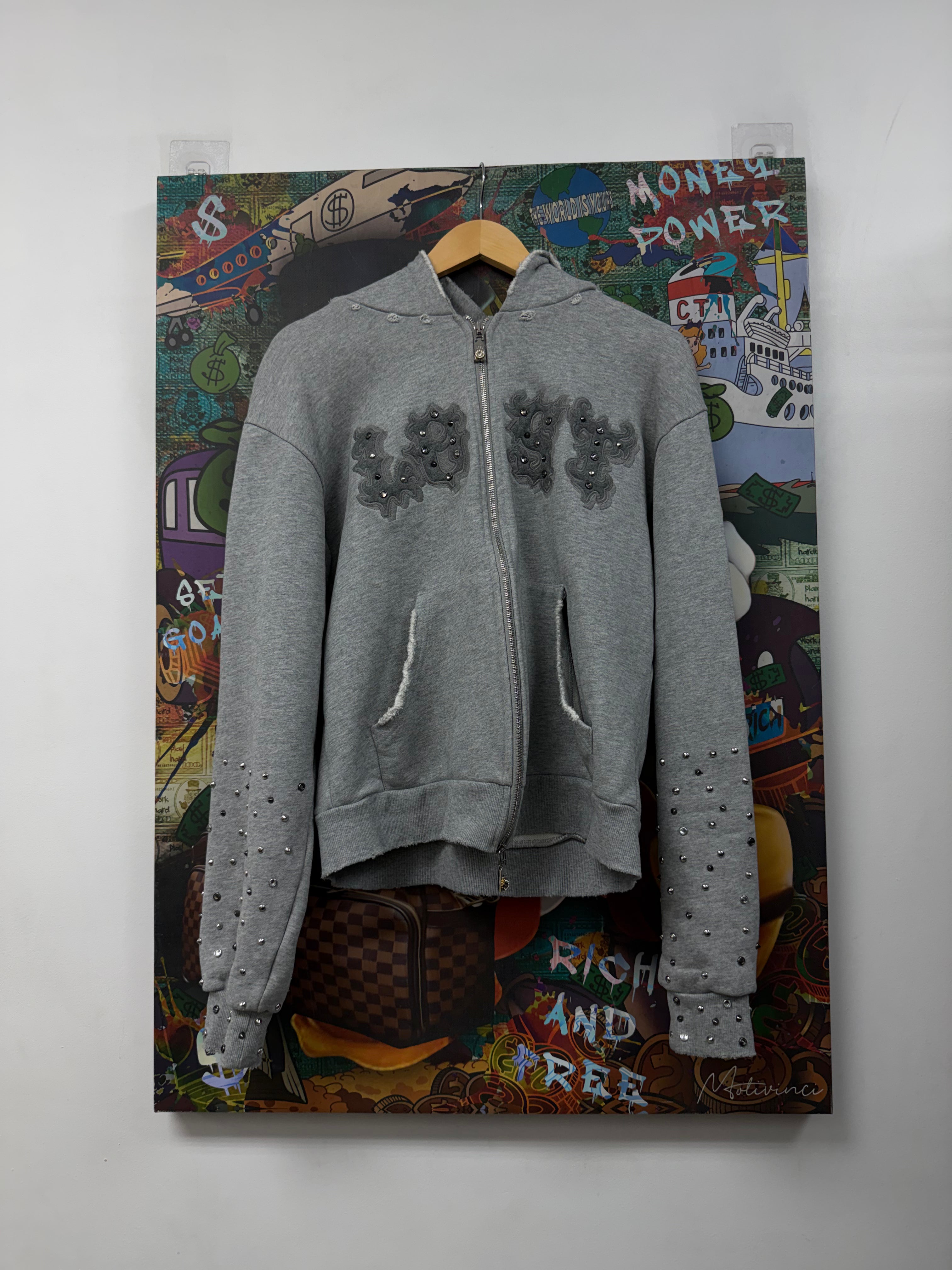 Lost Intricacy Grey Patch 2.0 Zip Up
