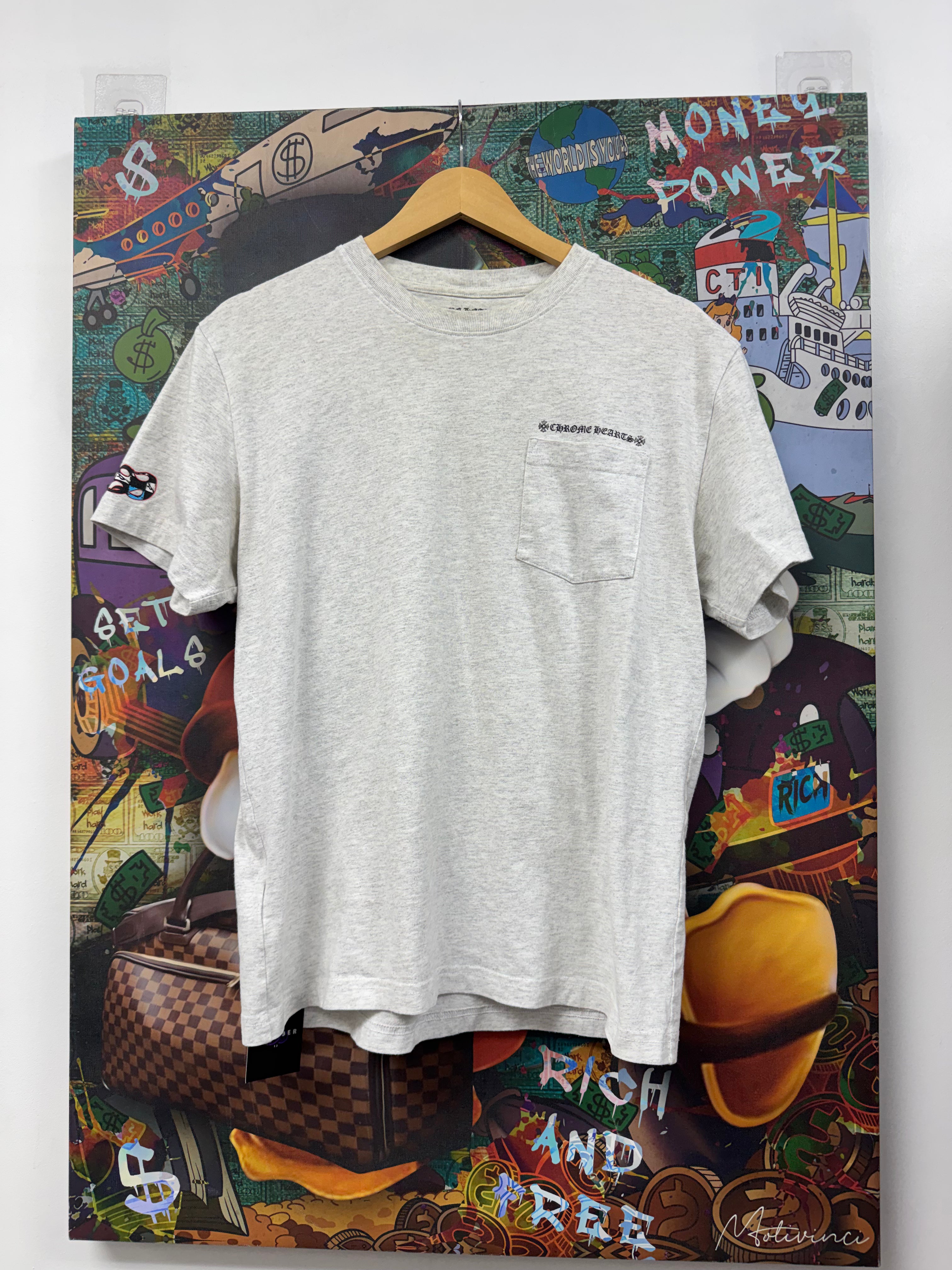 Chrome Hearts Matty Boy Grey Brain Tee