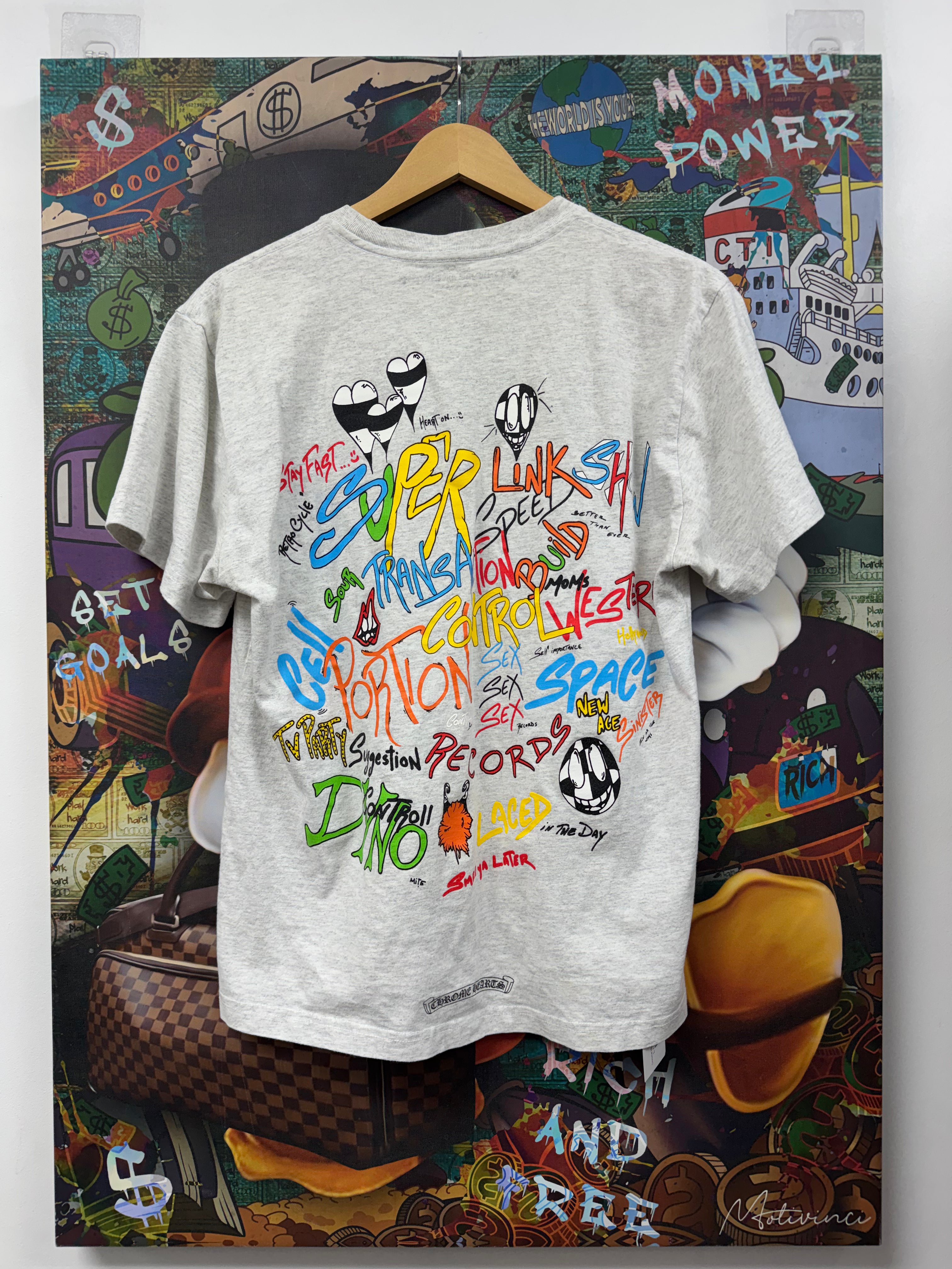 Chrome Hearts Matty Boy Grey Brain Tee