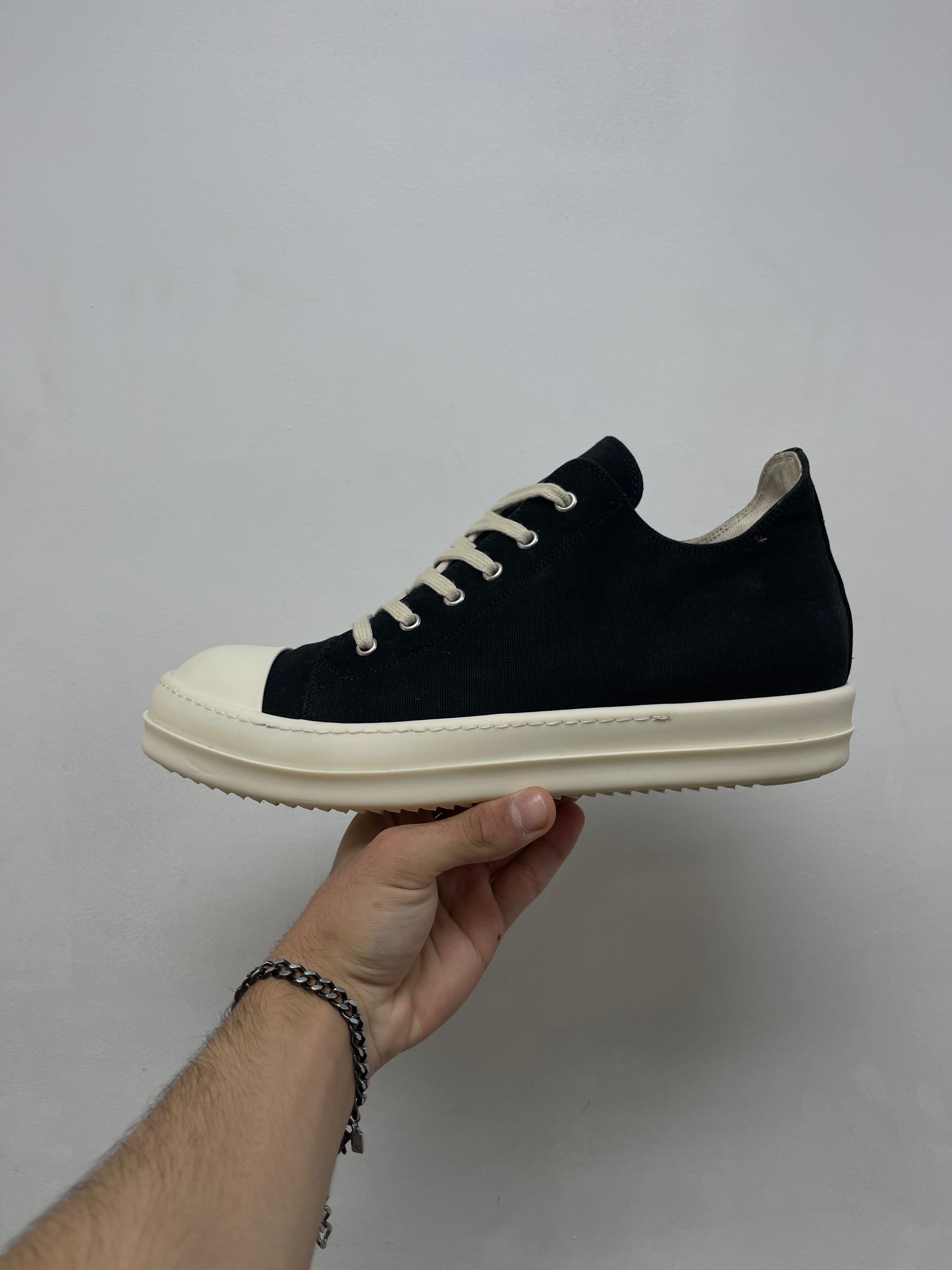 Rick Owens Black DRKSHDW Ramone Low Sneakers