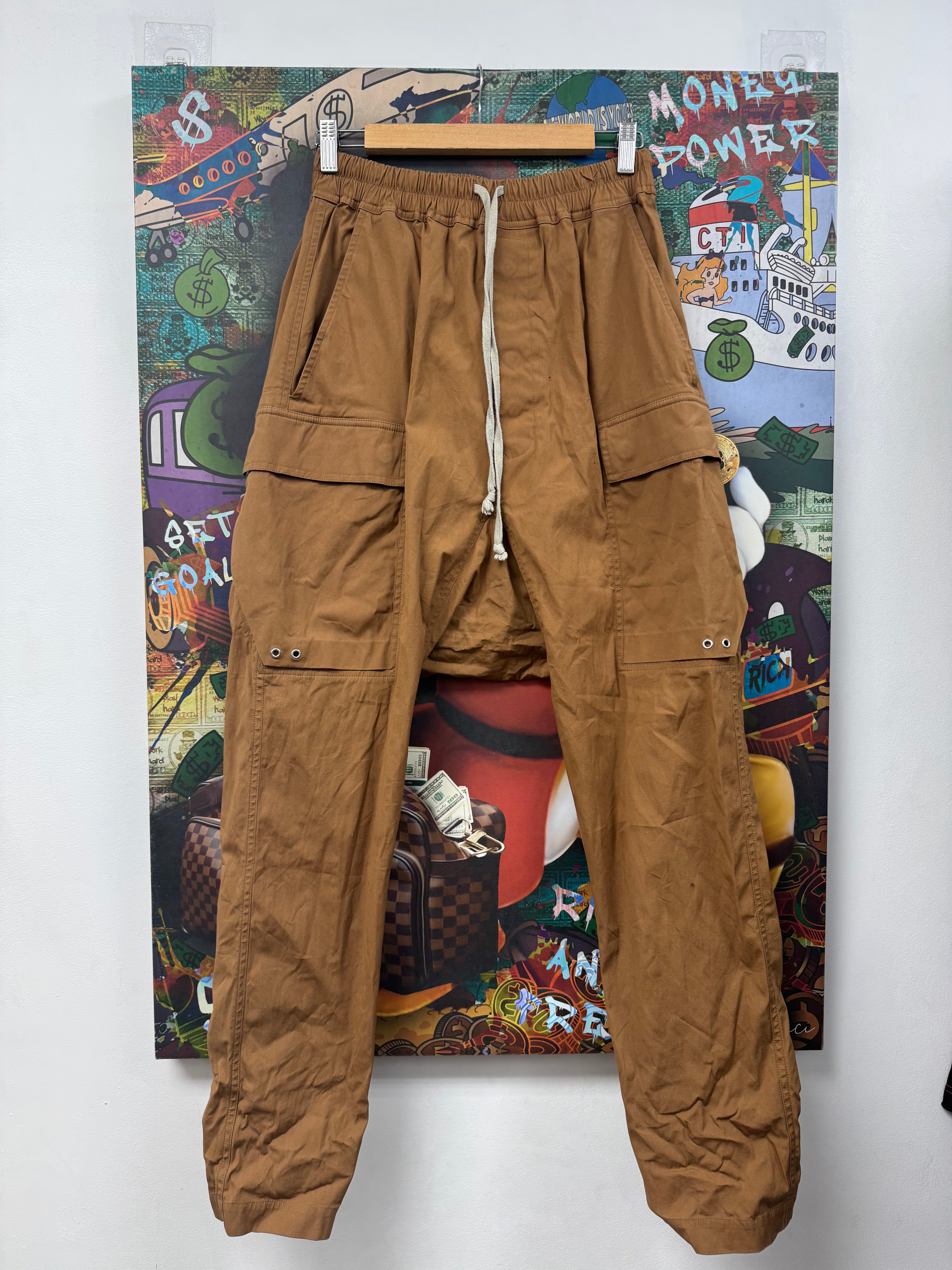 Rick Owens Brown Cargo (46) Pants