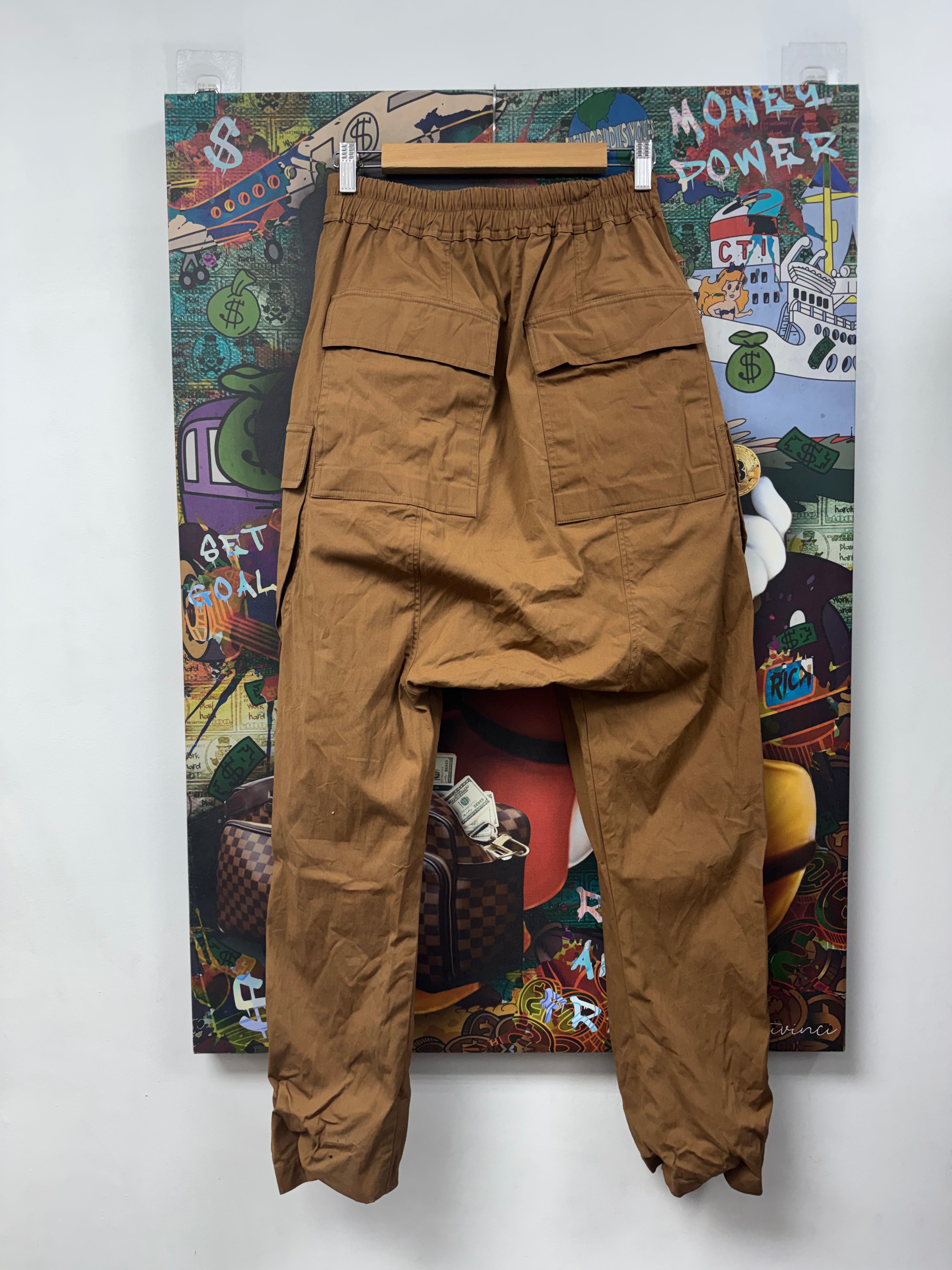 Rick Owens Brown Cargo (46) Pants