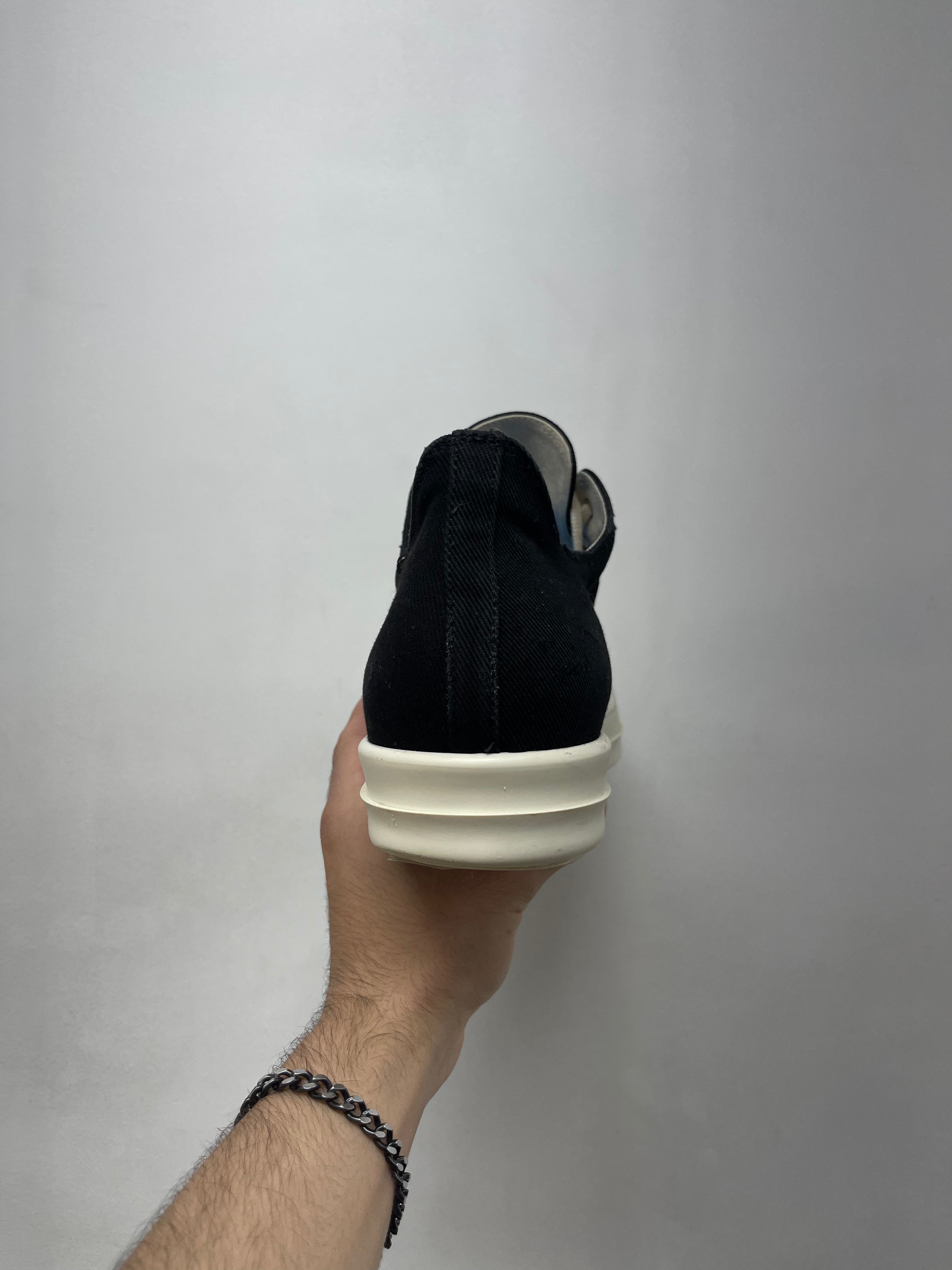 Rick Owens Black DRKSHDW Pentagram Ramone Low Sneakers
