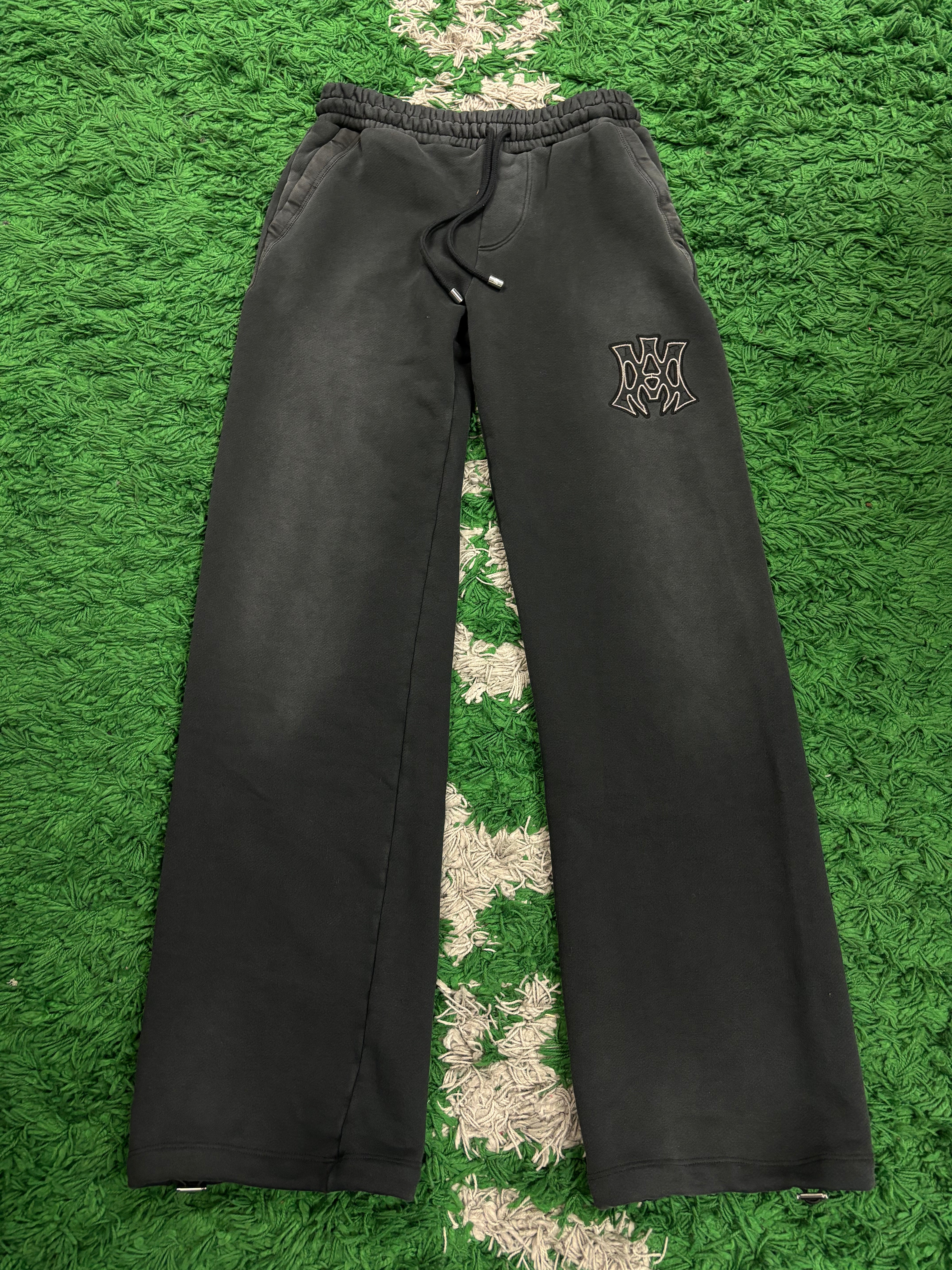 Amiri Black Vintage MA Sweats New XL With Tags