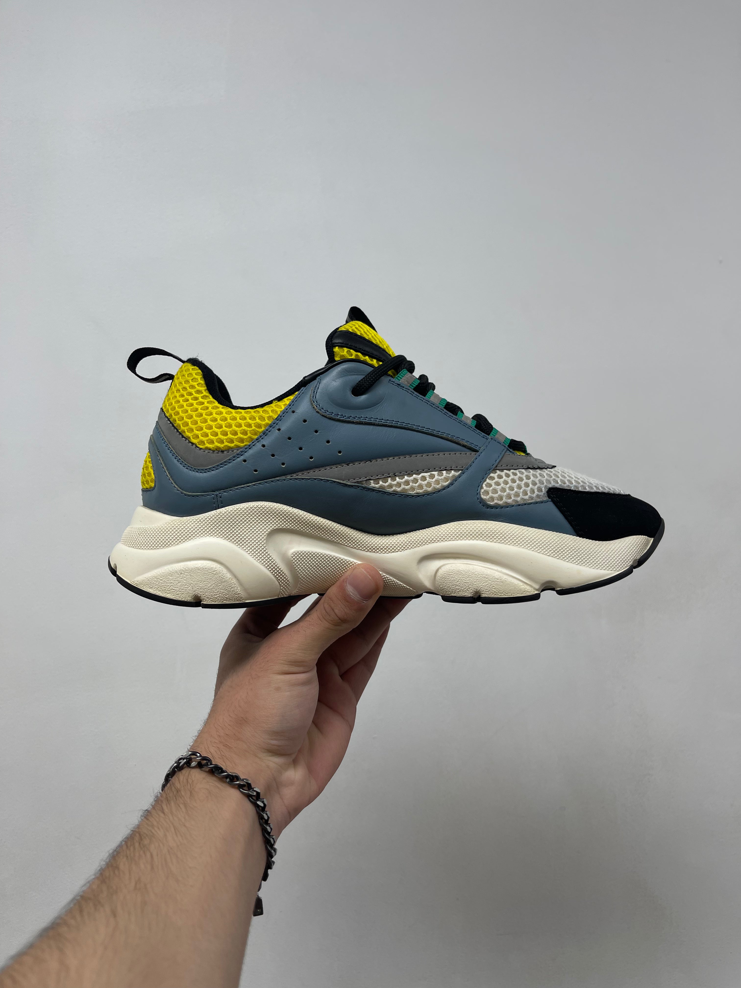 Dior Blue Yellow B22 Sneakers