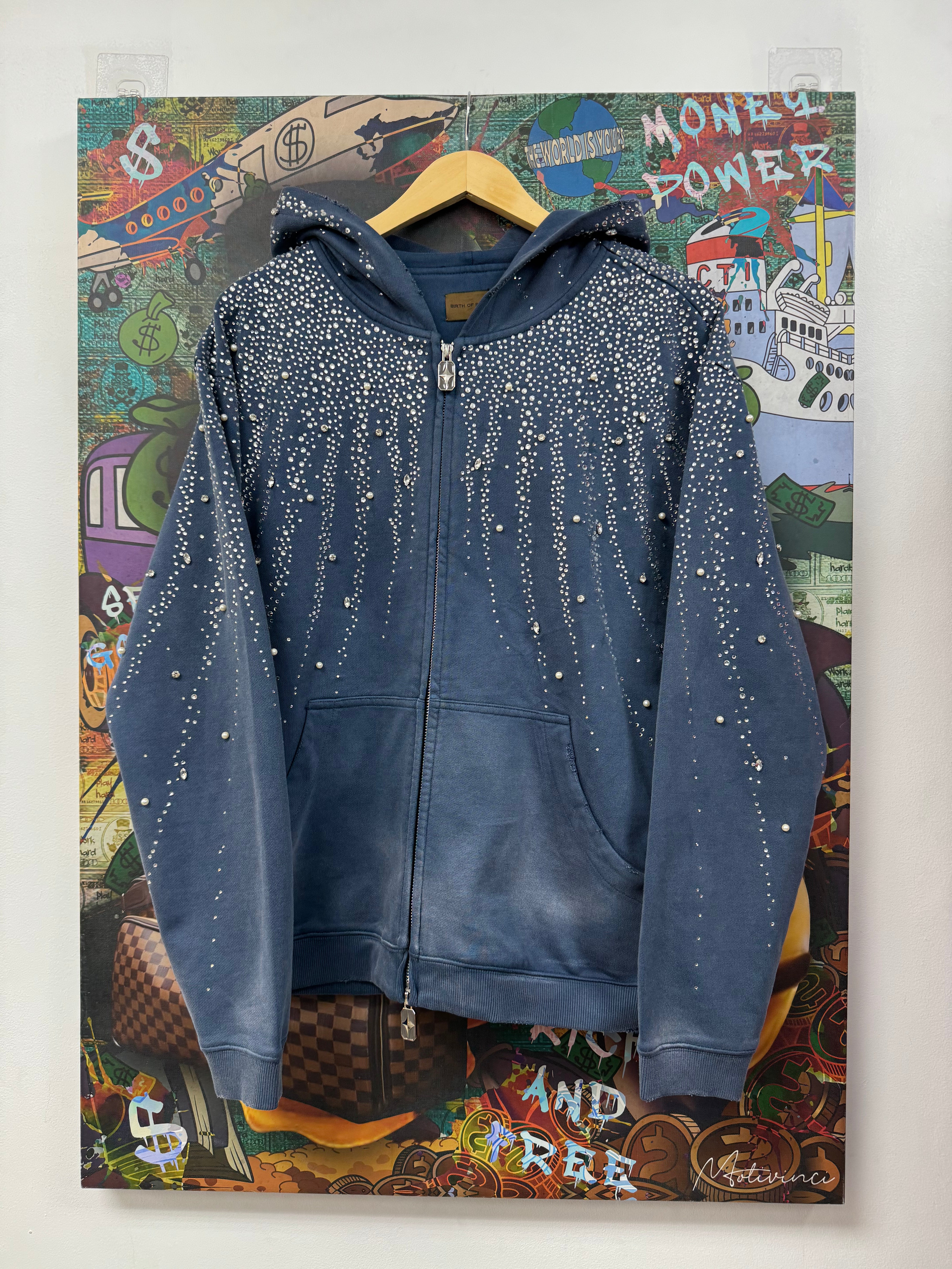 Birth Of A Royal Child Blue Stellar Hoodie