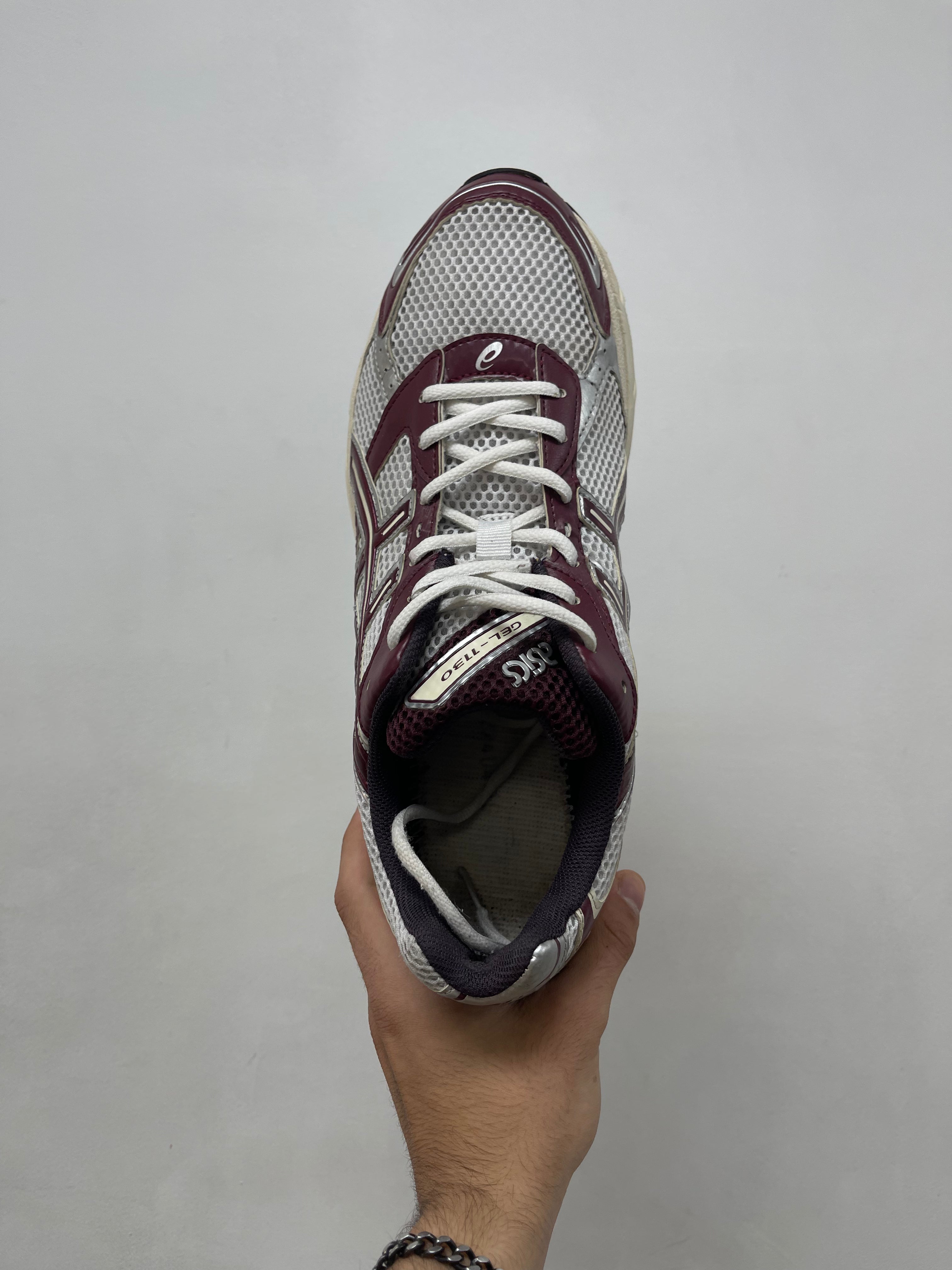 ASICS Maroon Cream Gel-1130 Sneakers