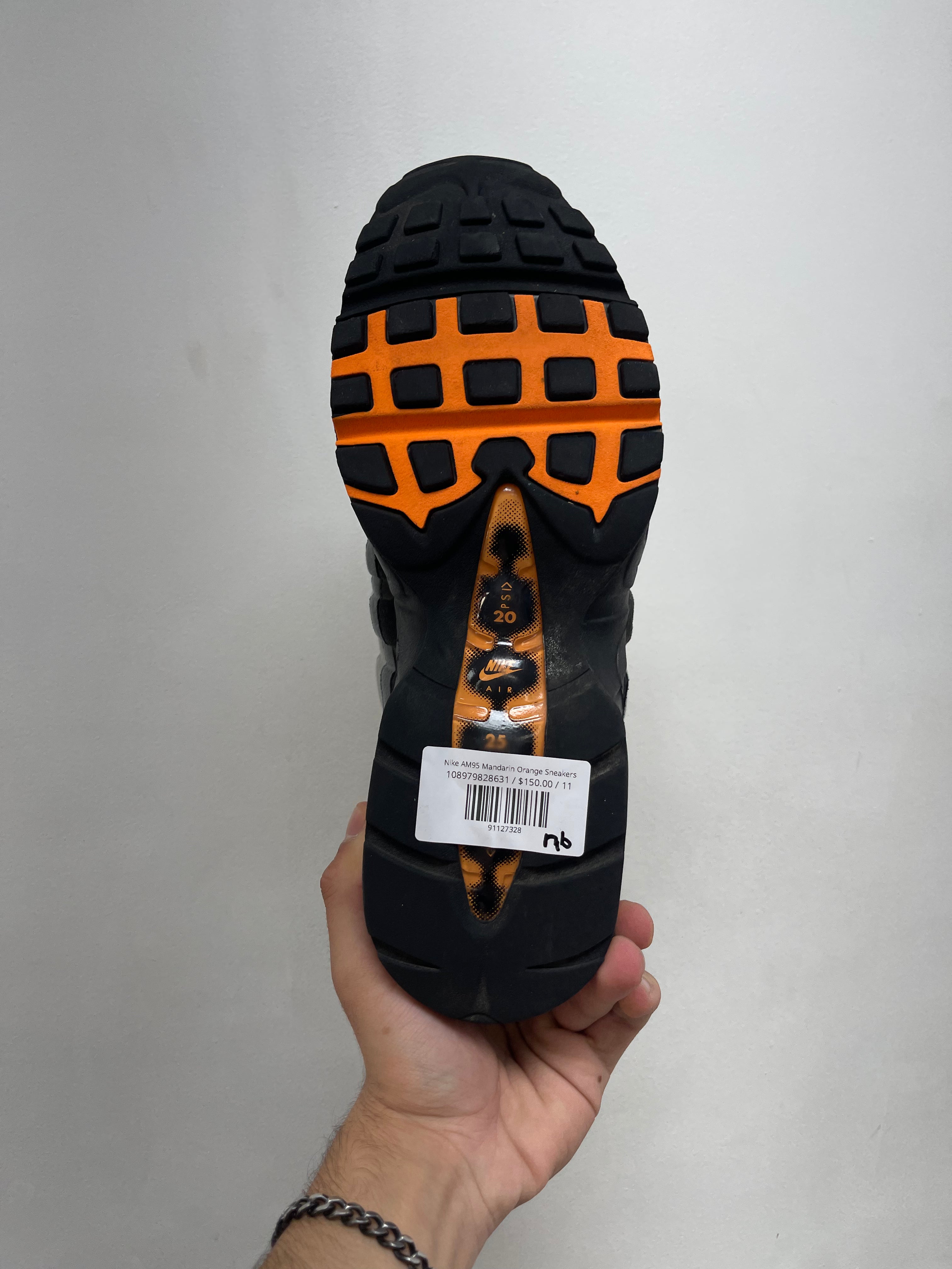 Nike AM95 Mandarin Orange Sneakers