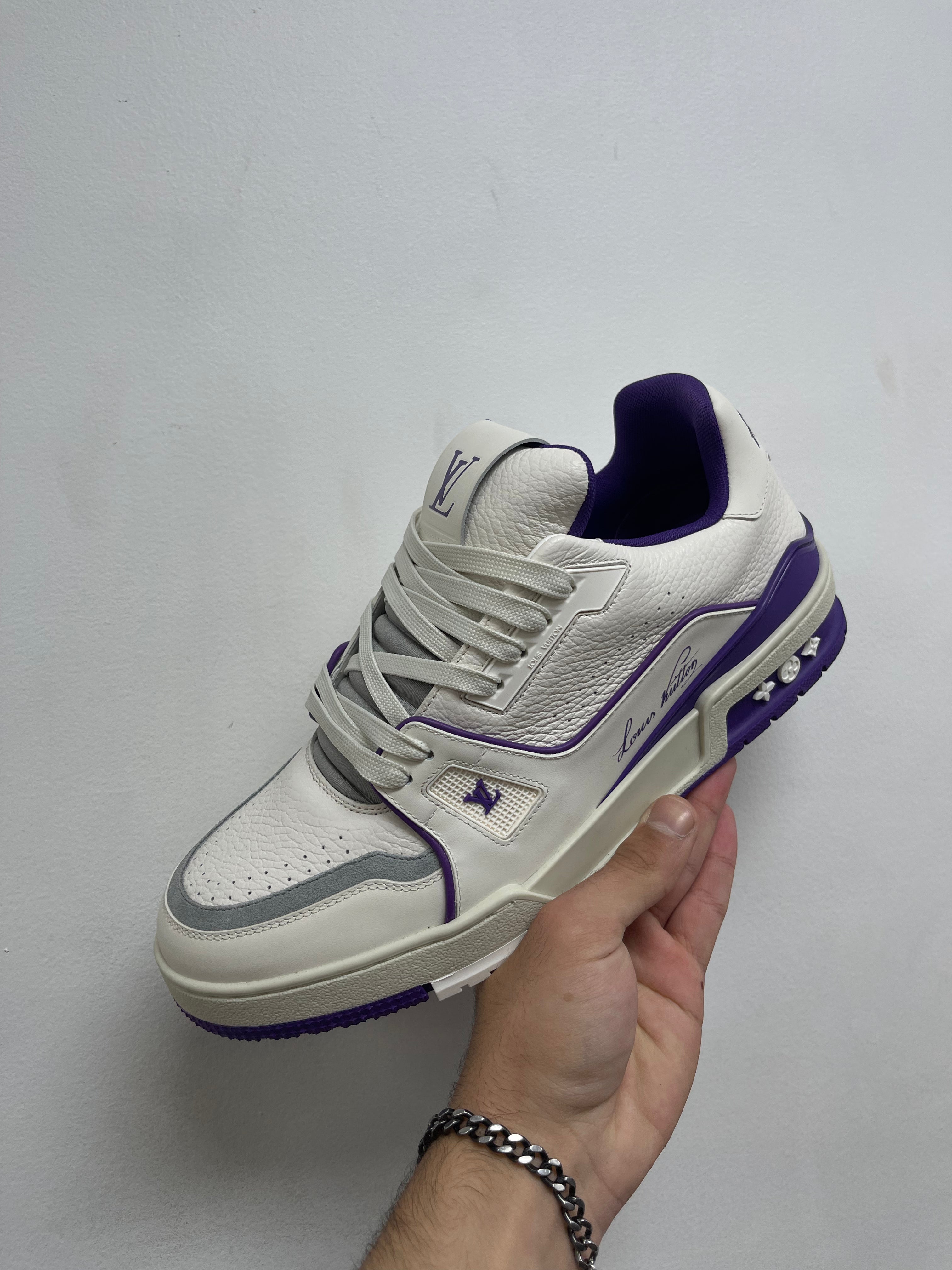 Louis Vuitton Purple #54 Trainer Sneakers
