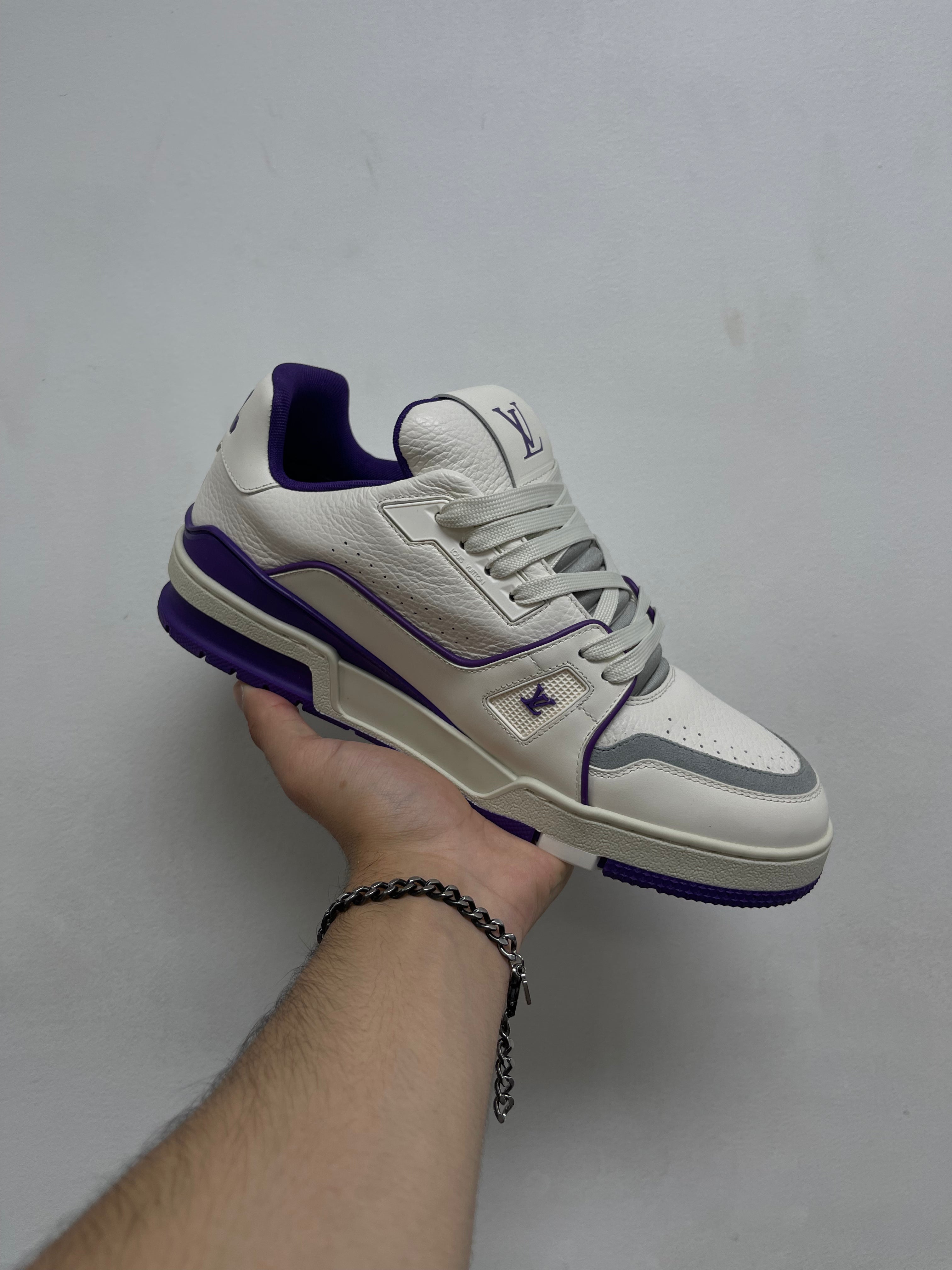 Louis Vuitton Purple #54 Trainer Sneakers
