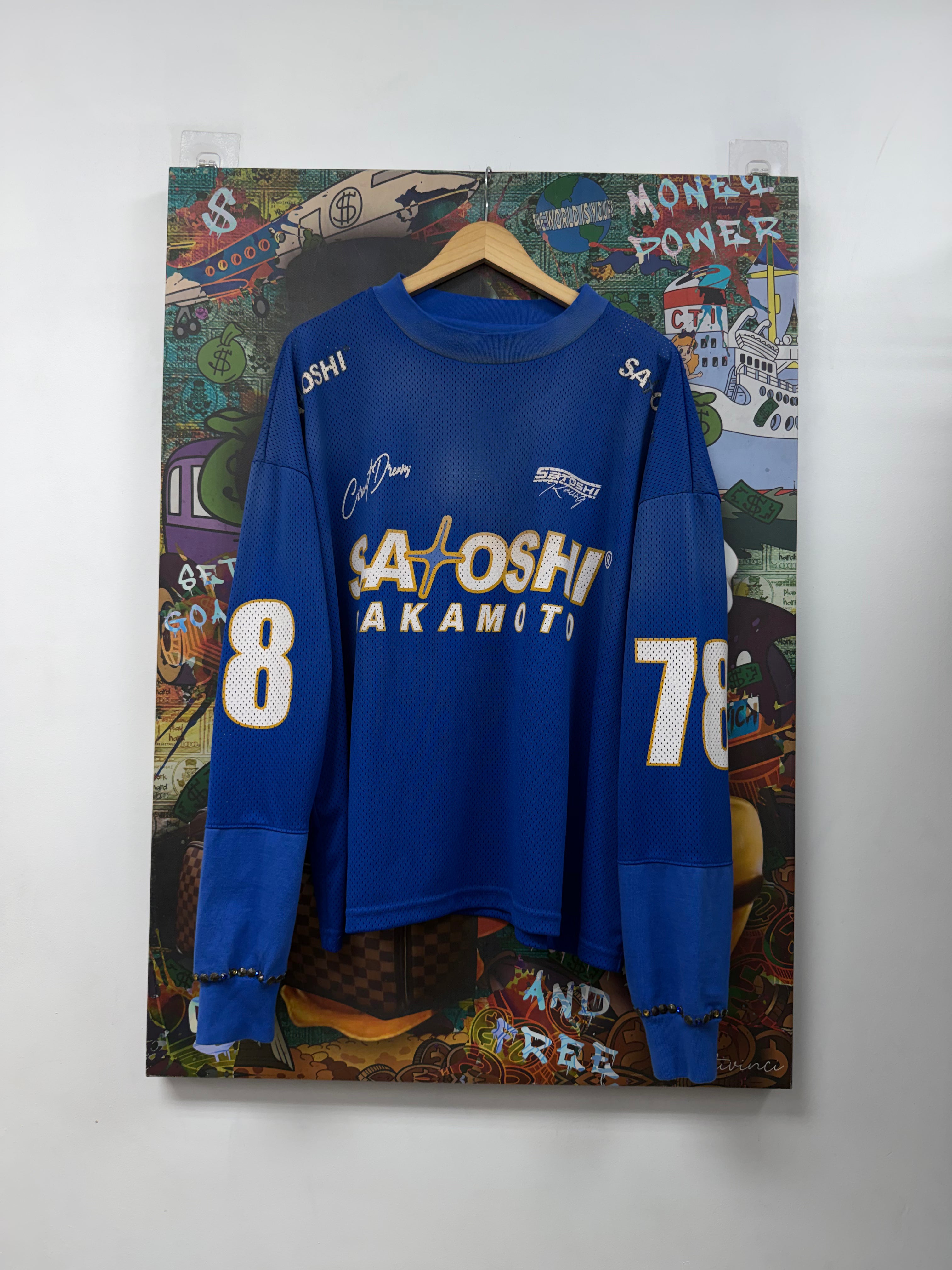 Satoshi Nakamoto Blue Yellow Jersey