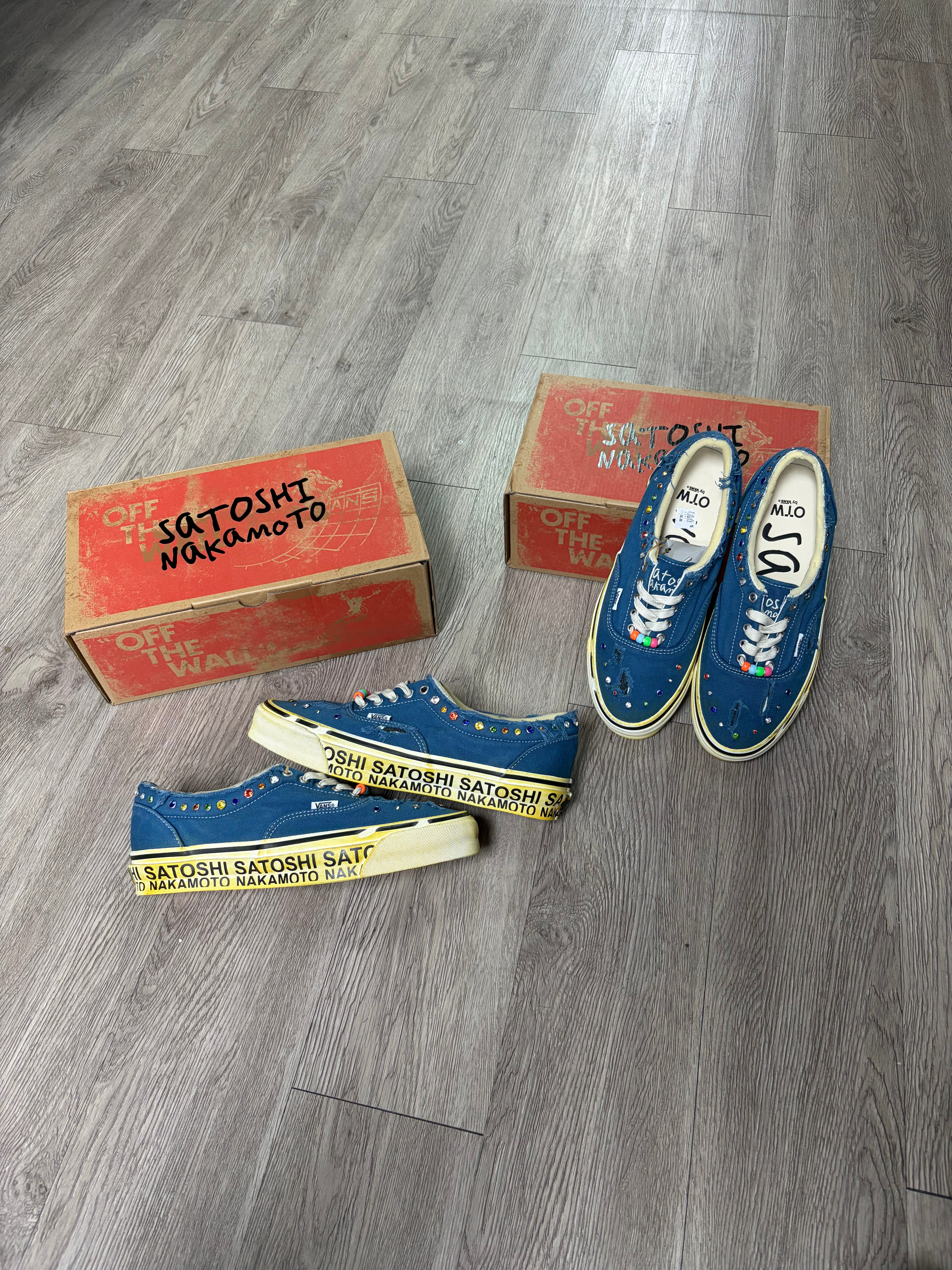 Vans Satoshi Nakamoto OTW ERA 95 Round Lucky Charm Navy Sneakers