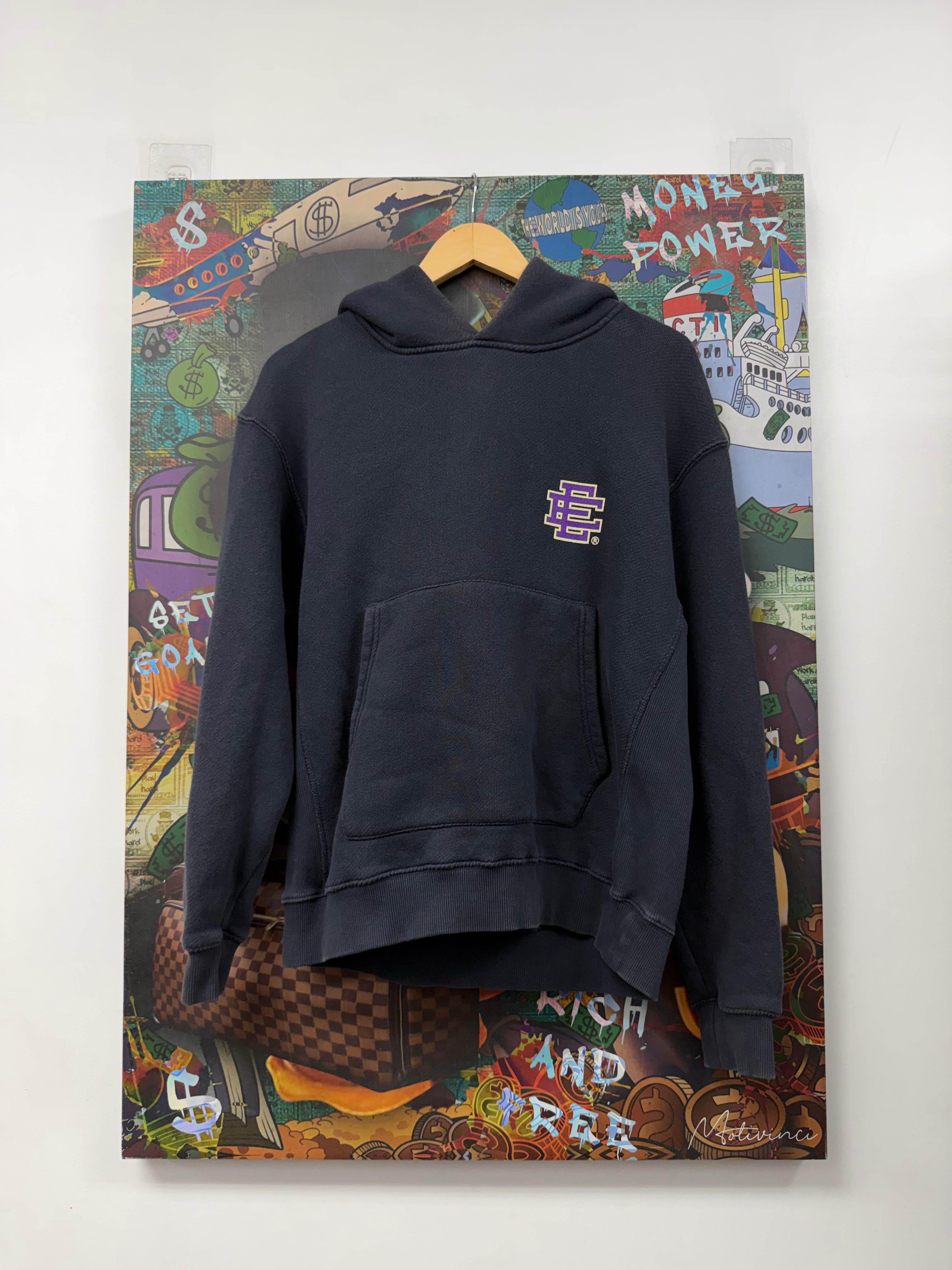 Eric Emanuel Navy Purple Hoodie