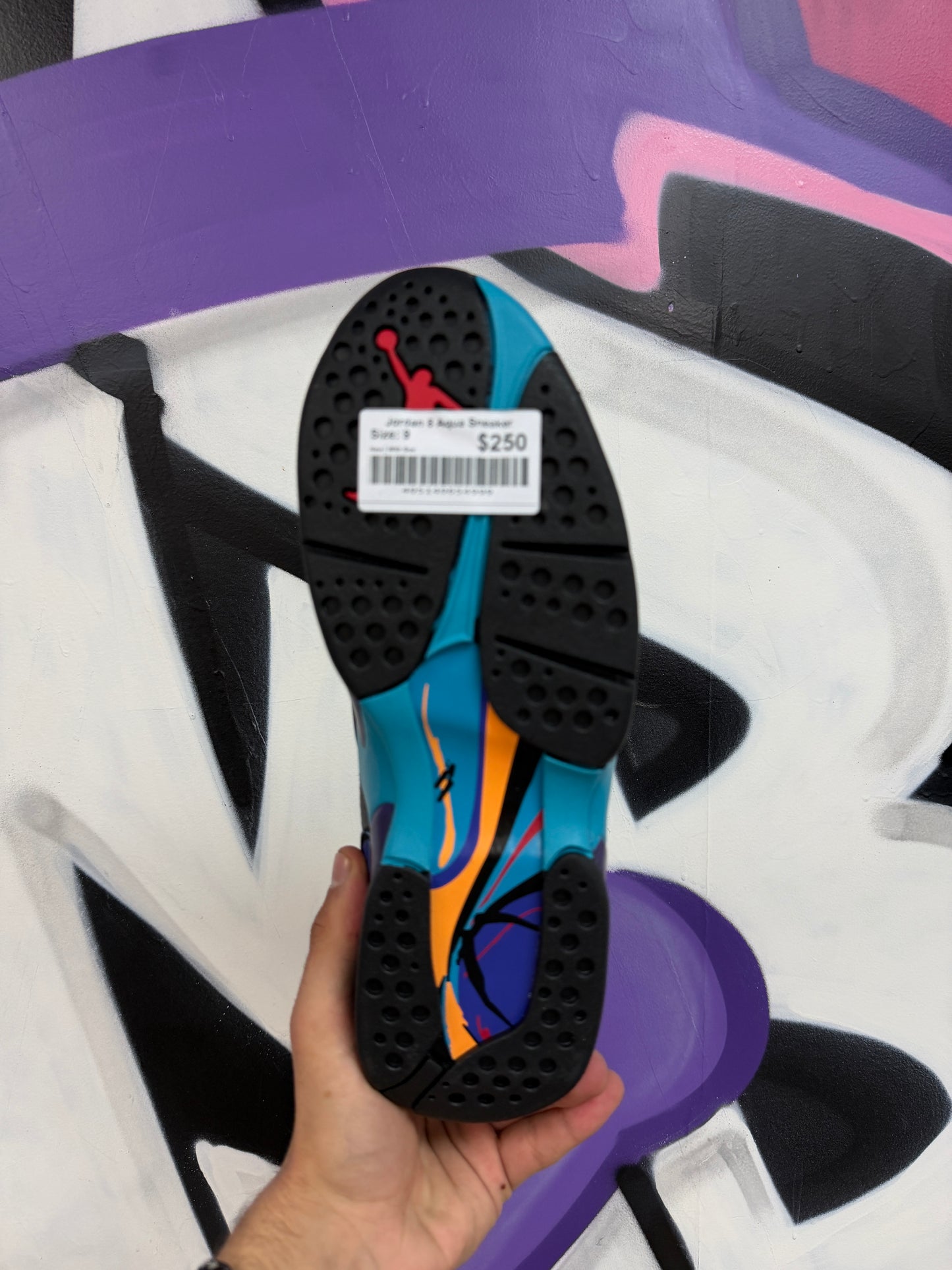 Jordan 8 Aqua Sneaker