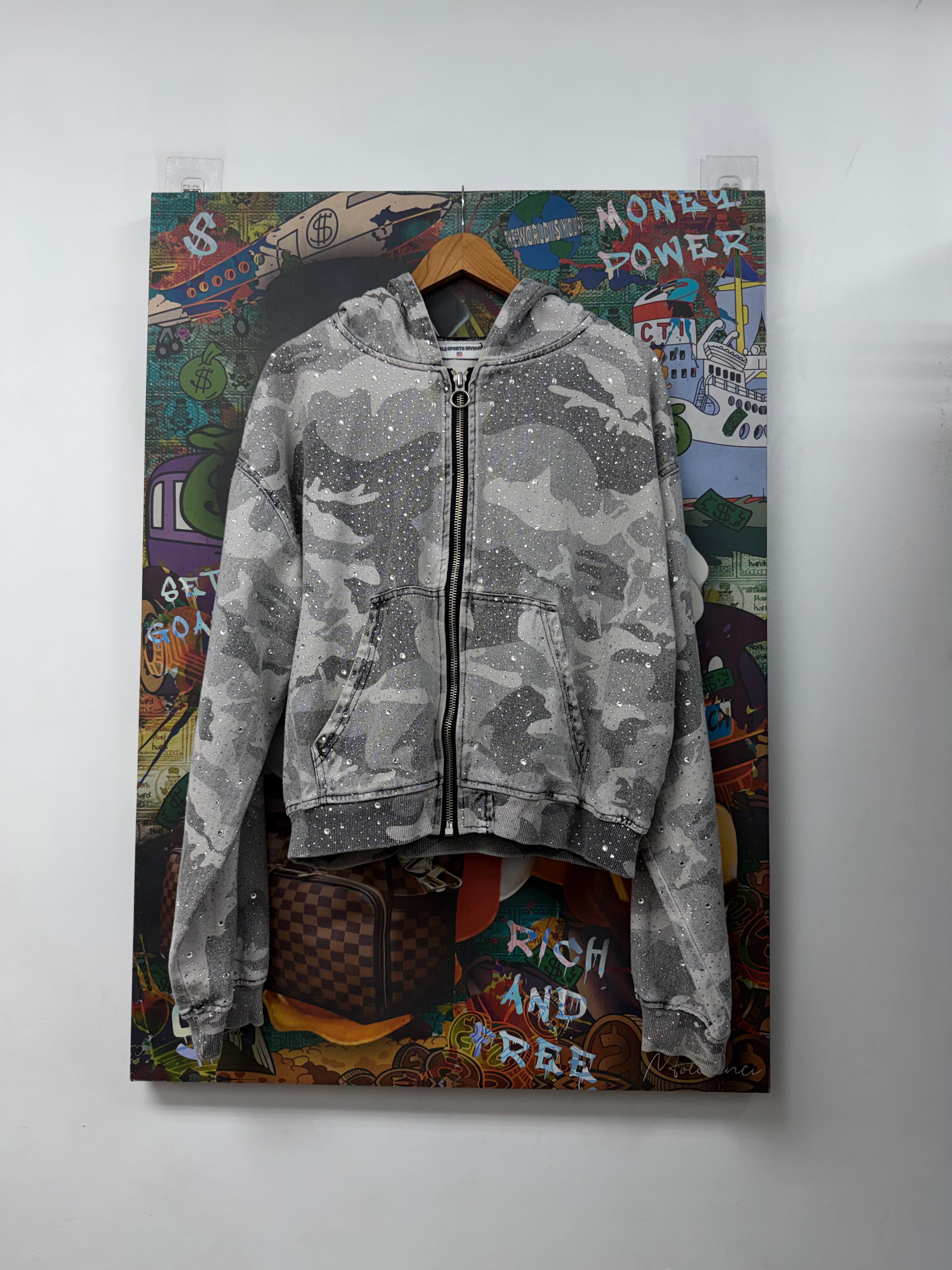 Vale Camo Rhinestone Jacket