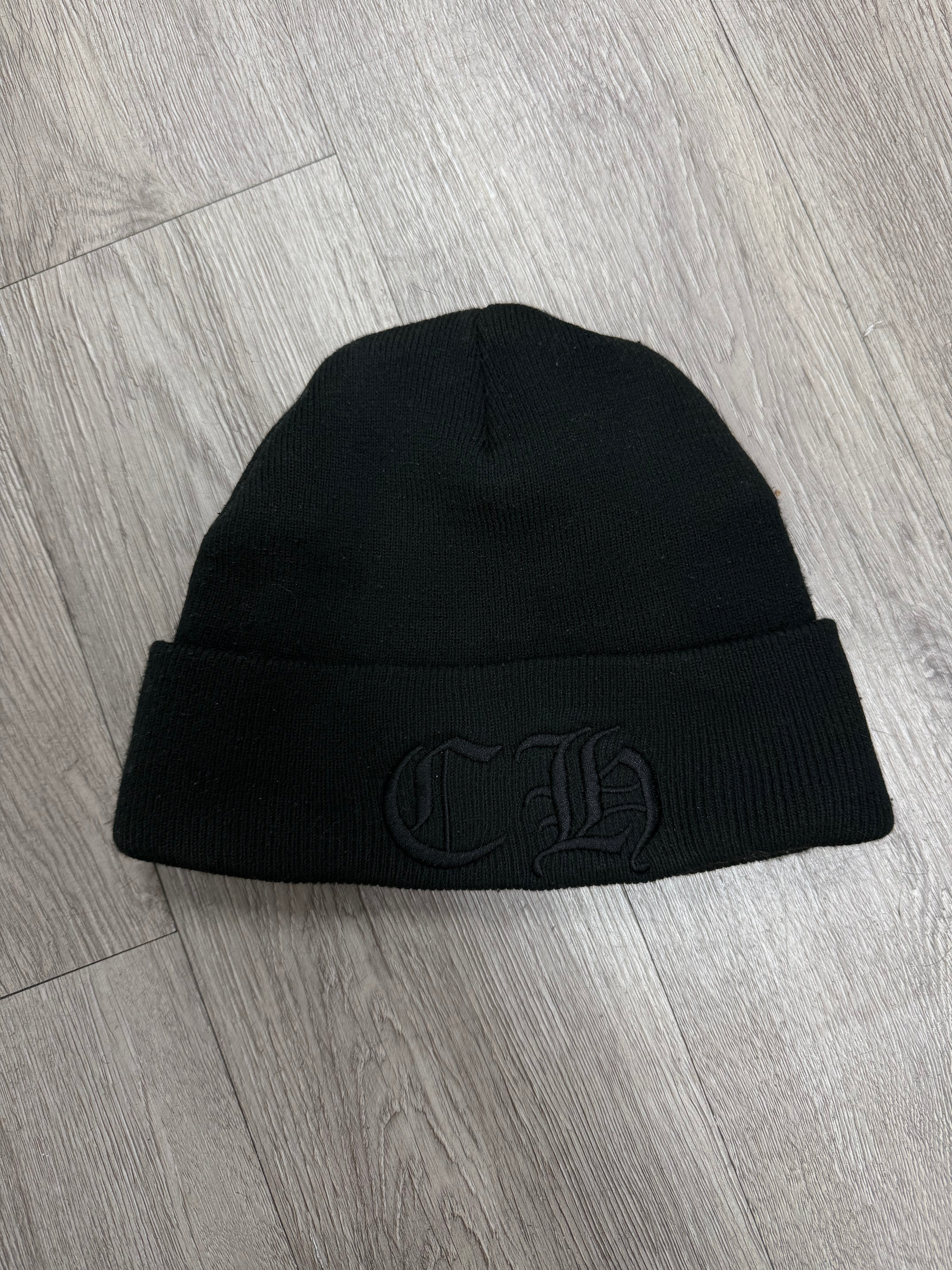 Chrome Hearts Black Tonal CH Beanie