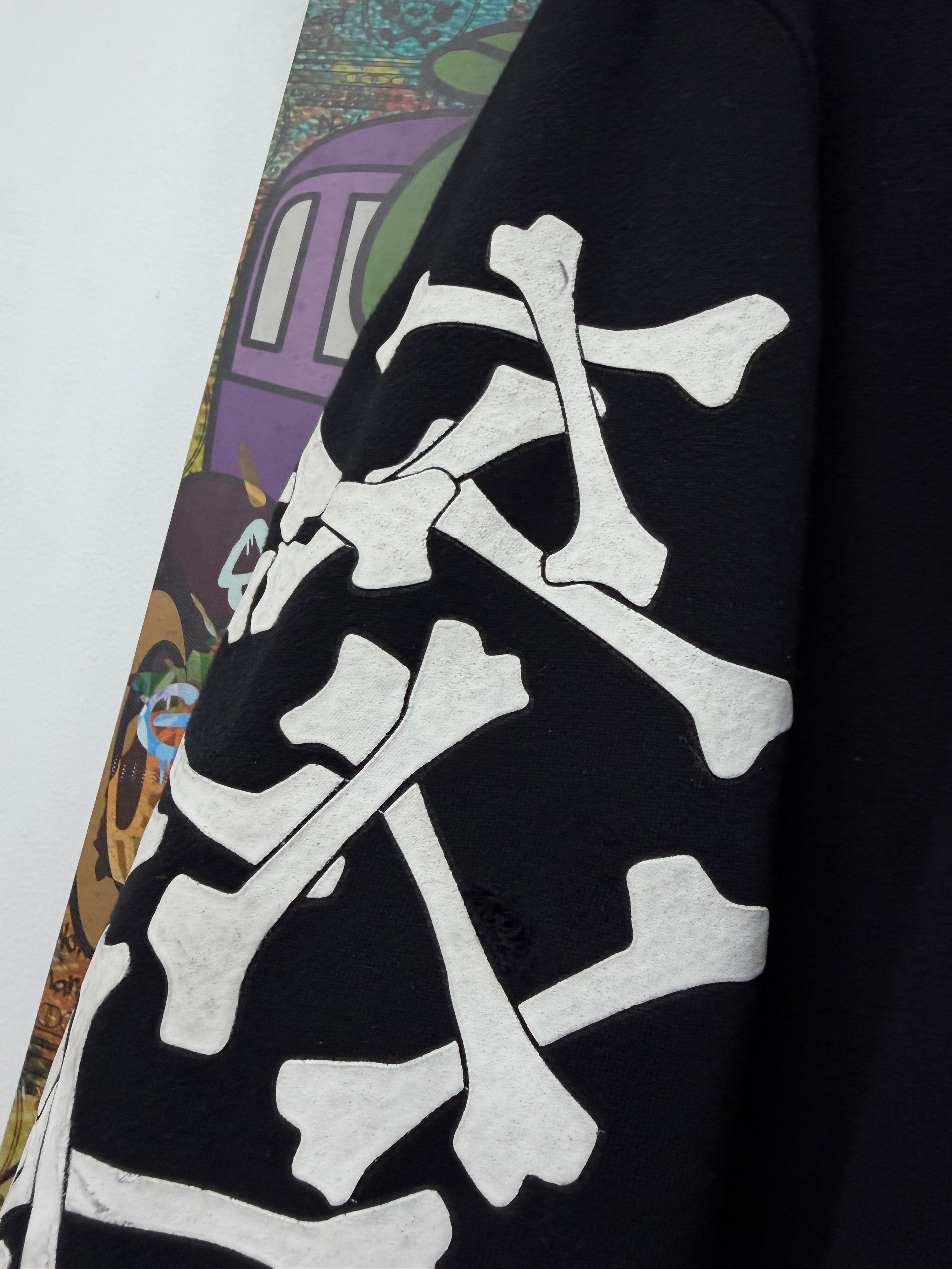 Amiri Black White Bones Hoodie
