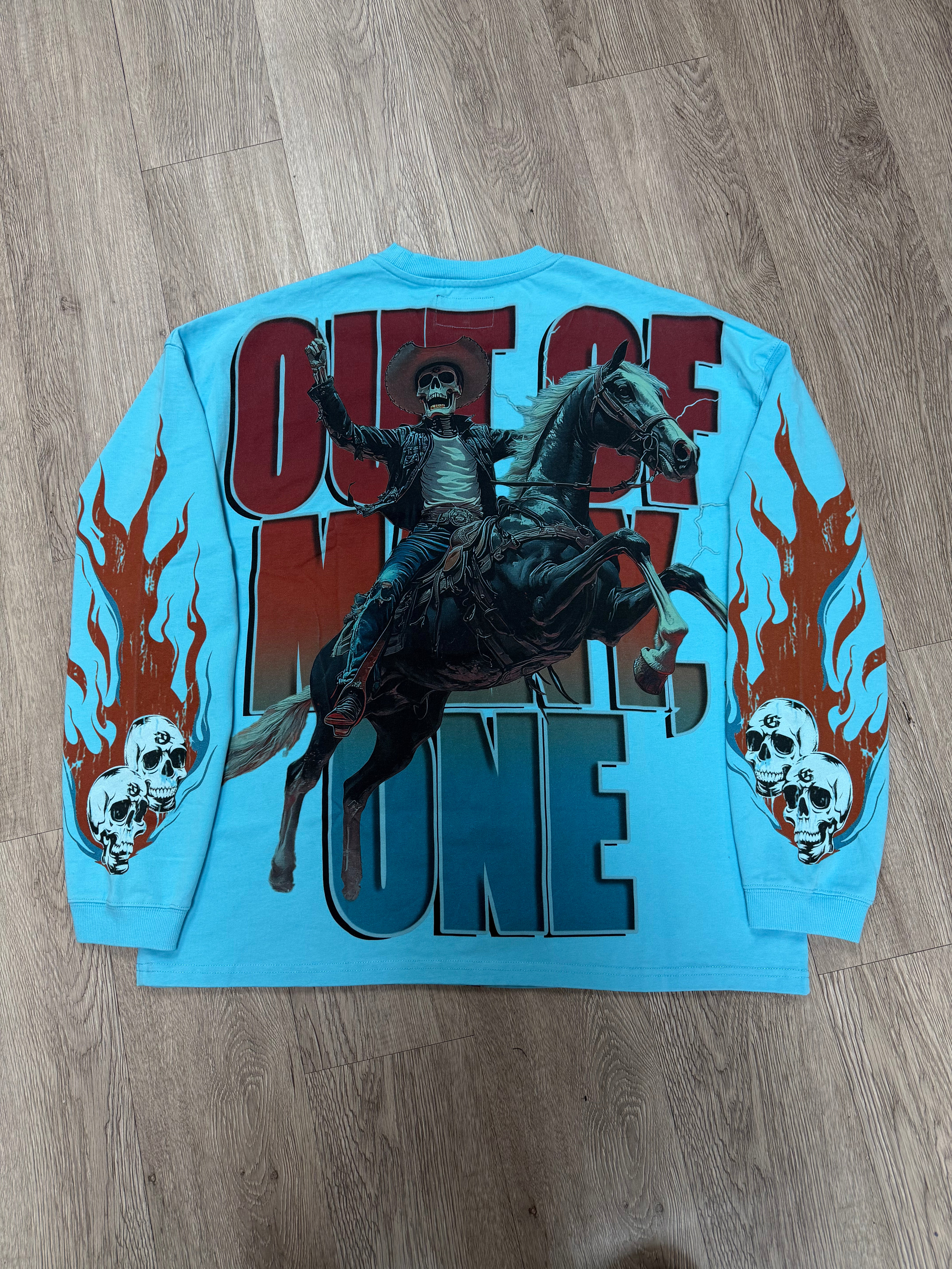 Godspeed "Best Western" Baby Blue Tee