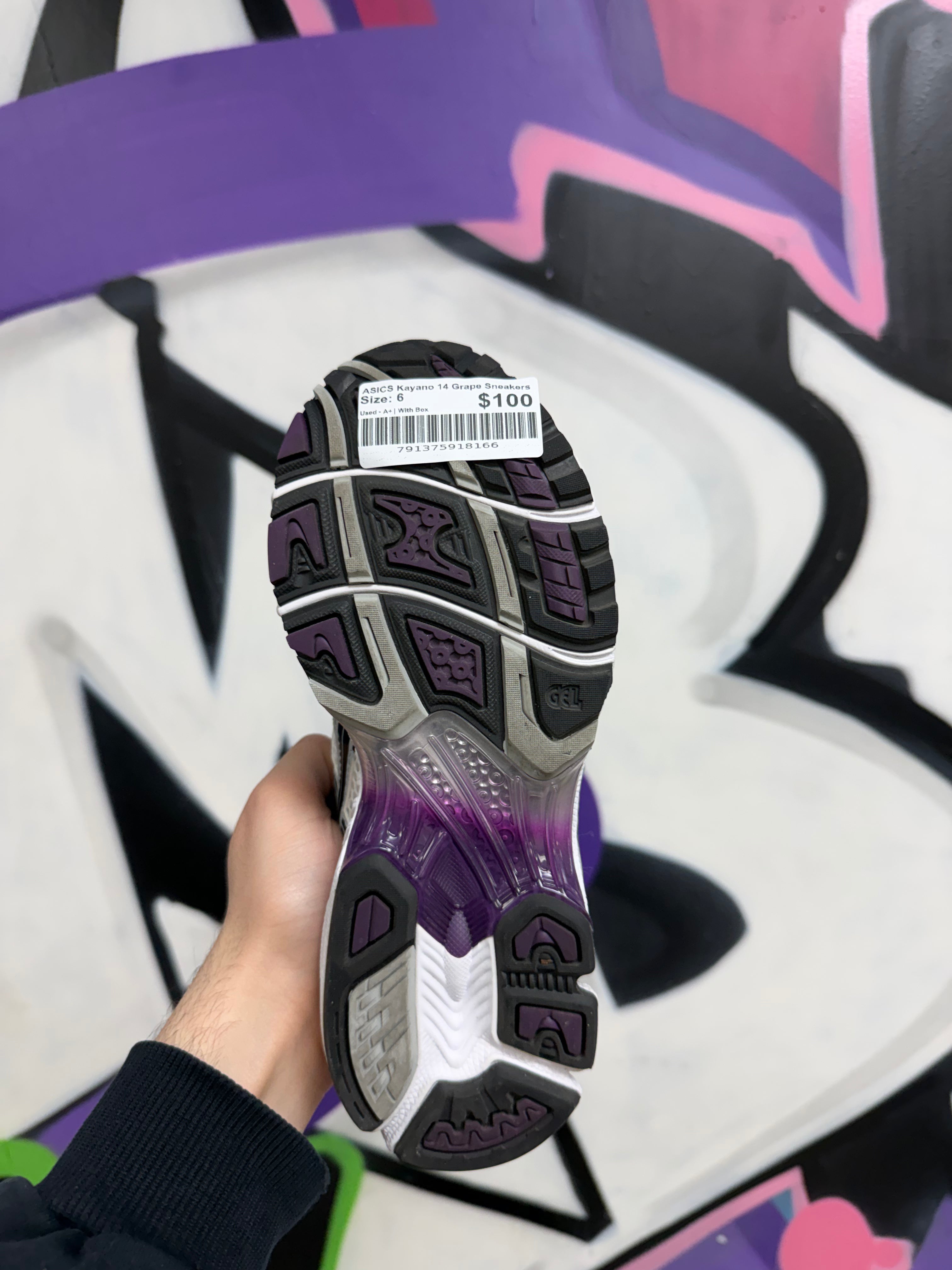 ASICS Kayano 14 Grape Sneakers