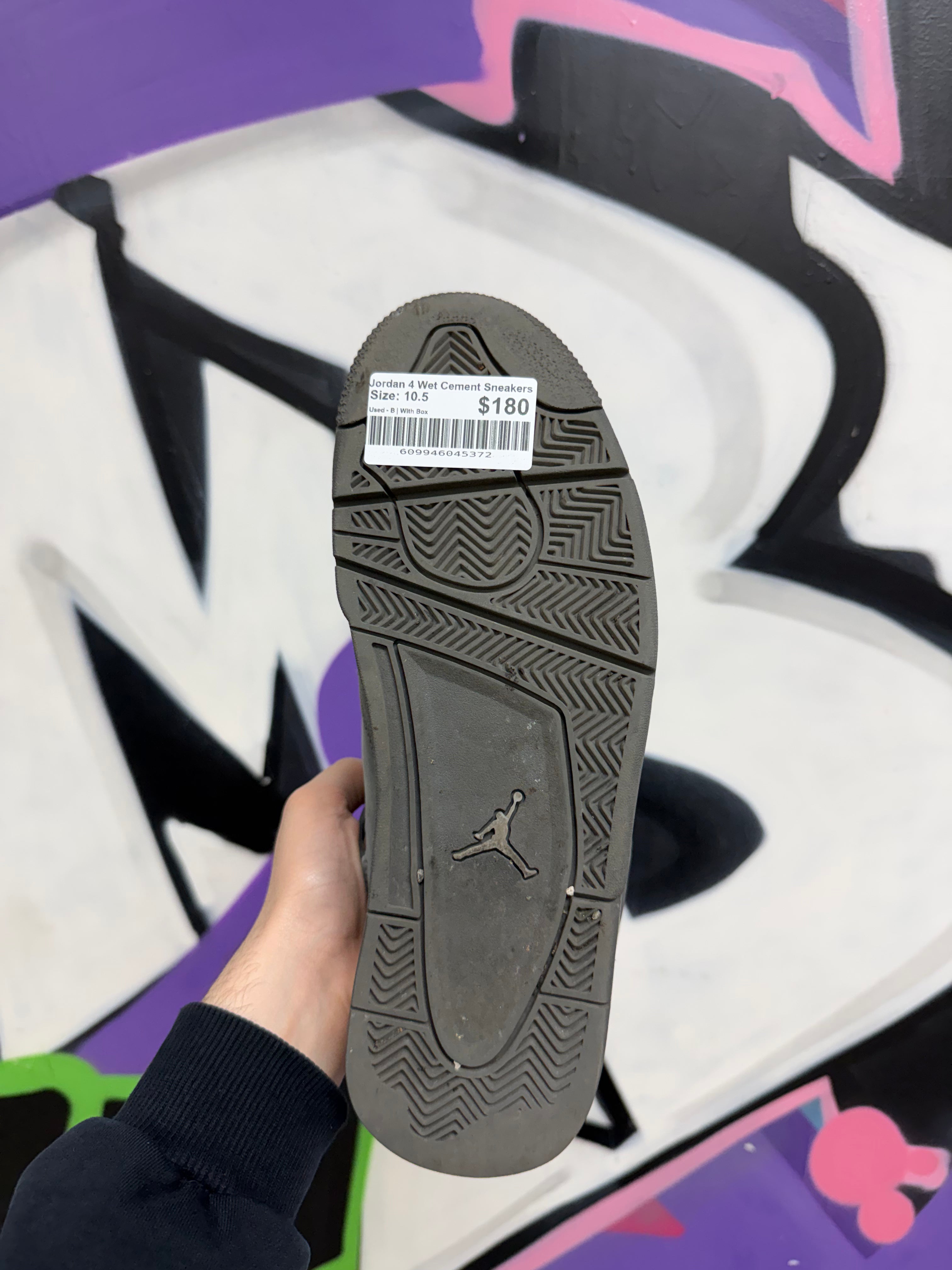 Jordan 4 Wet Cement Sneakers