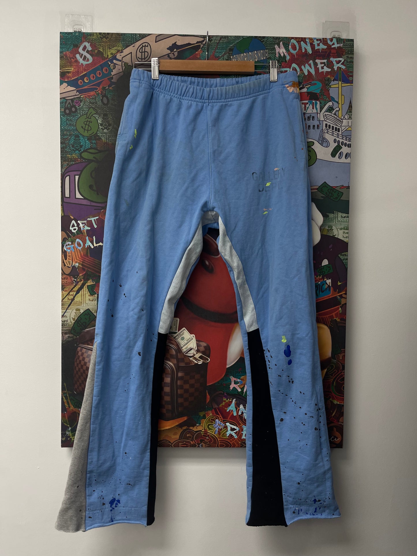 Gallery Dept Baby Blue Sweats Used