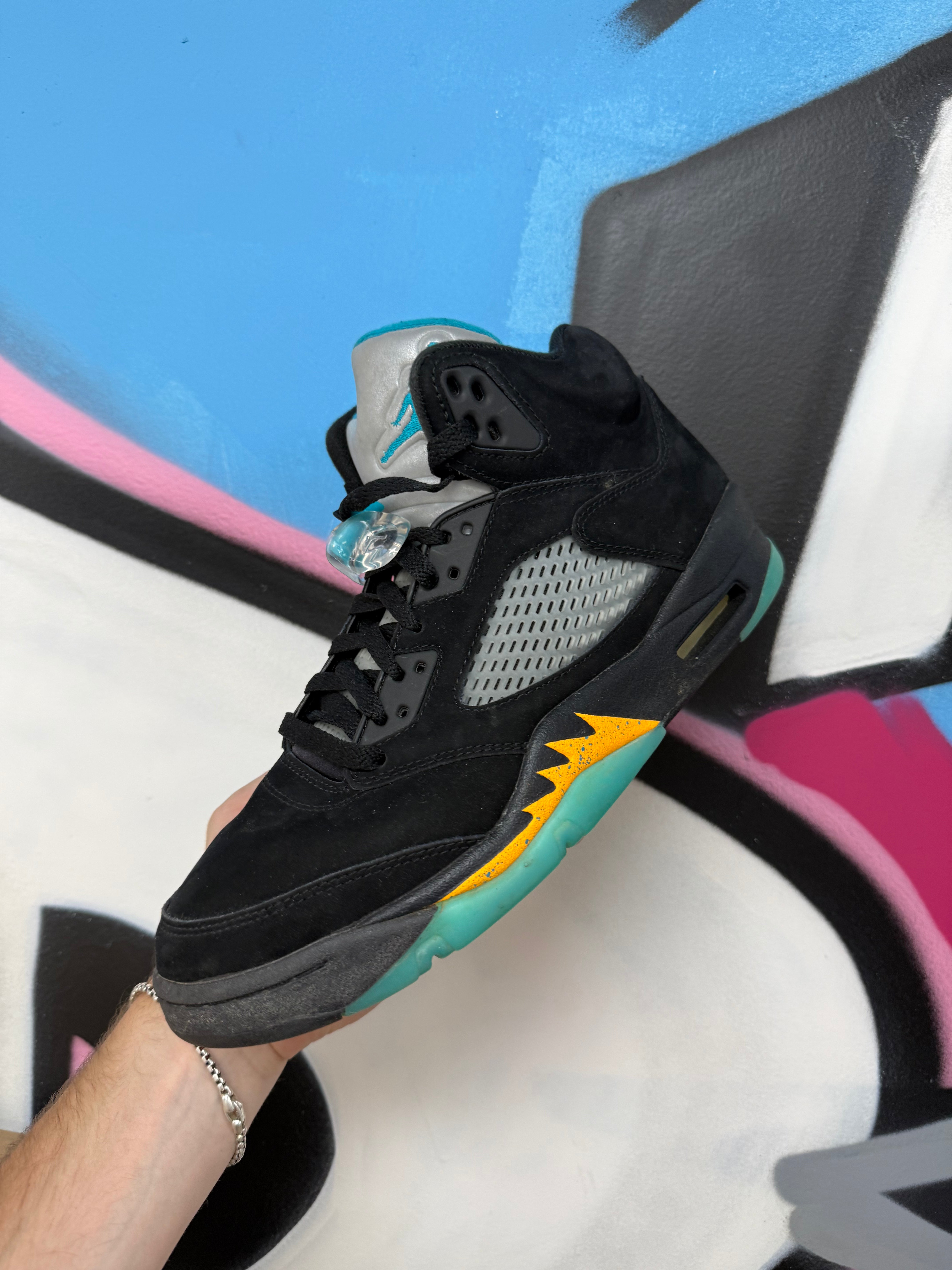 Jordan 5 Aqua (Flawed) Sneakers
