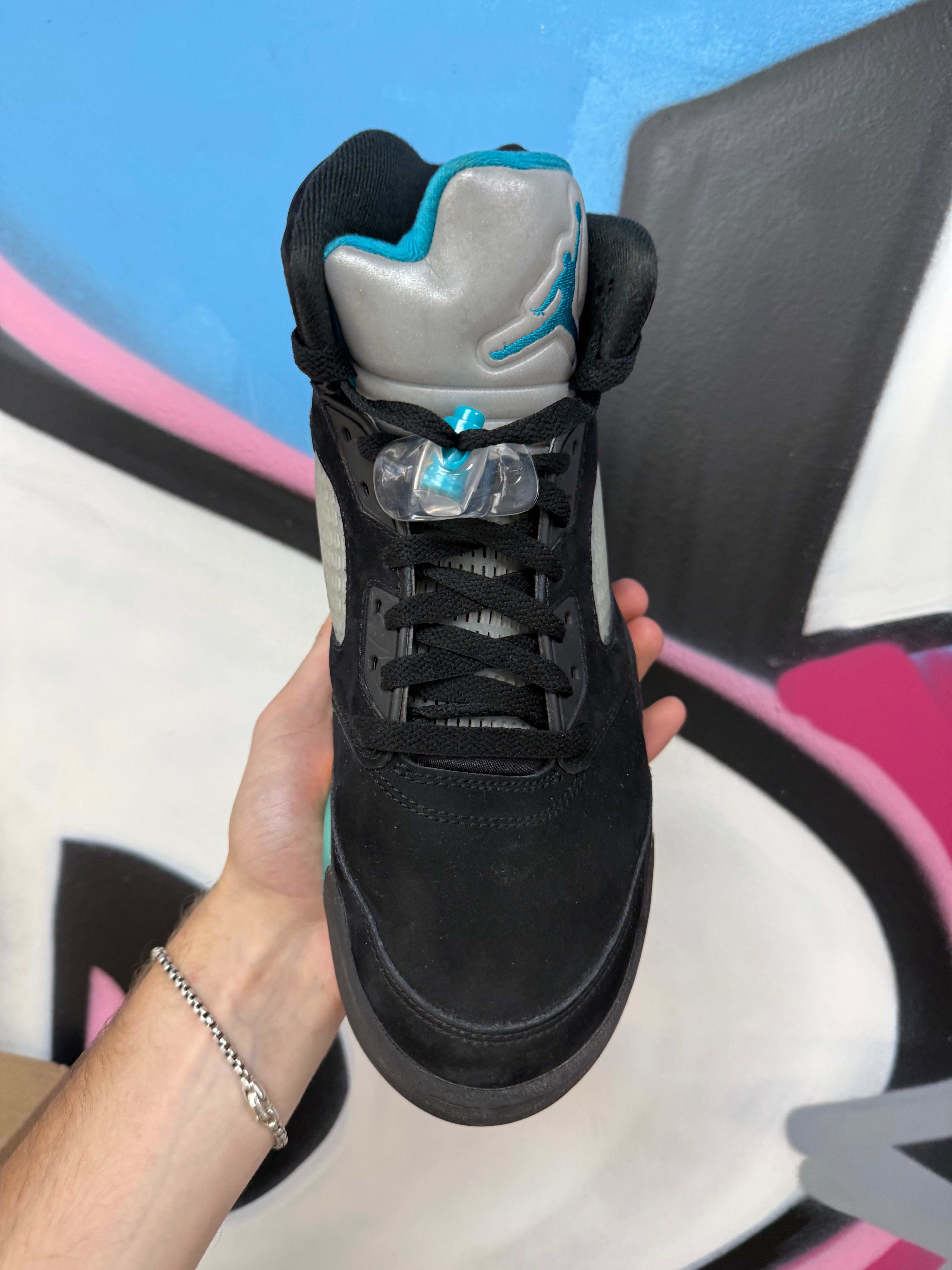 Jordan 5 Aqua (Flawed) Sneakers