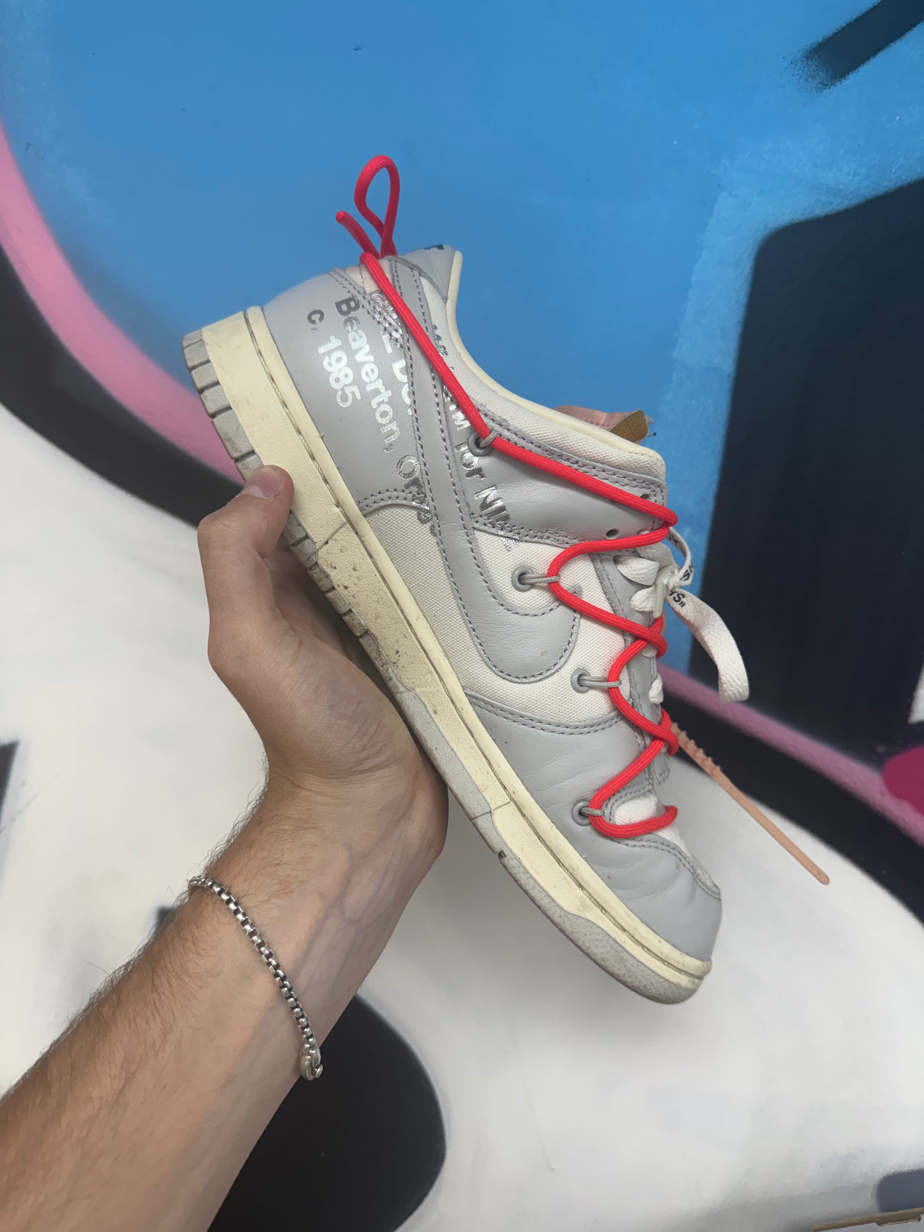 Nike Off White Dunk Low Lot 6 Sneakers