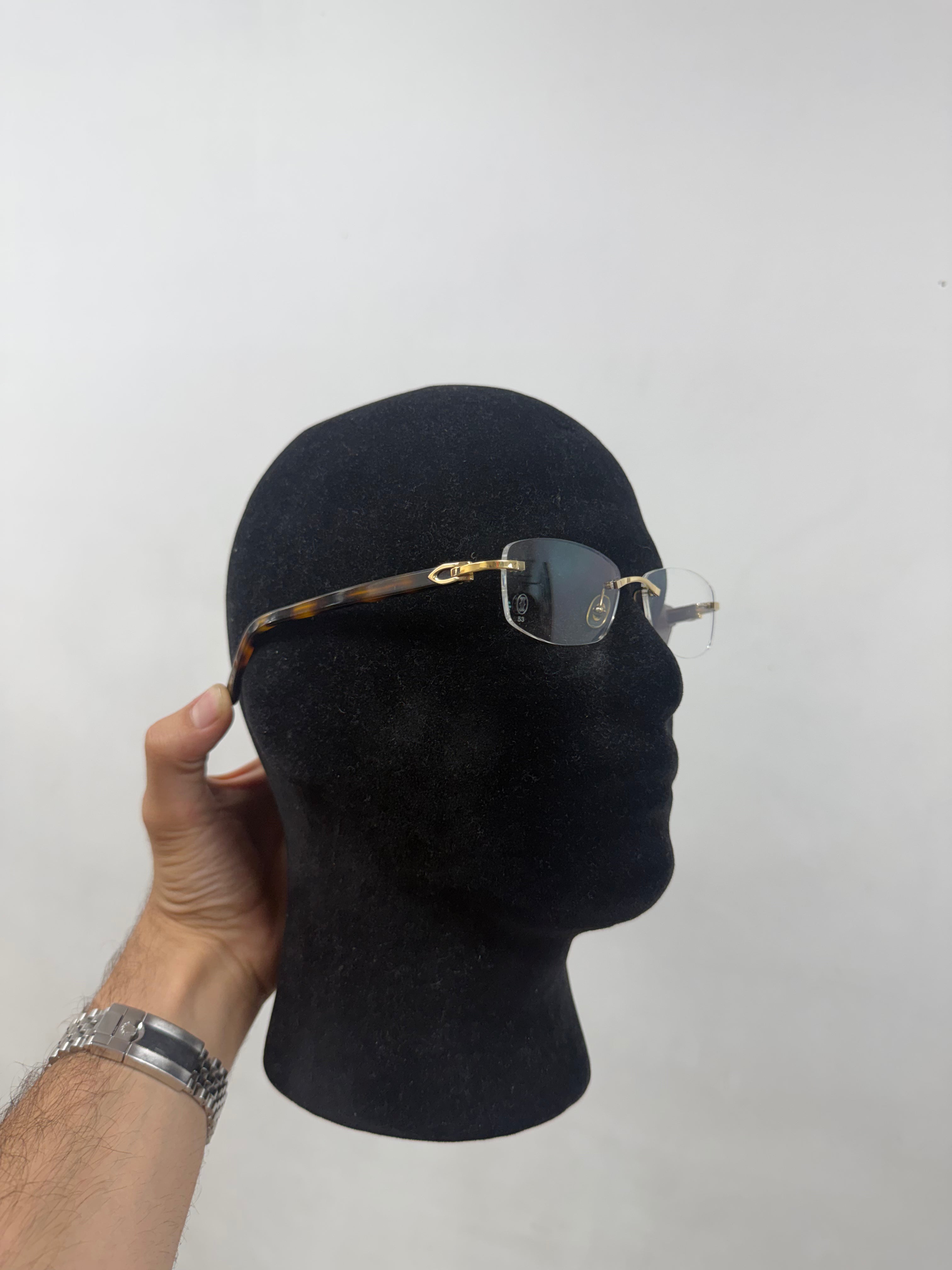 Cartier Leopard Glasses Gold OSFM