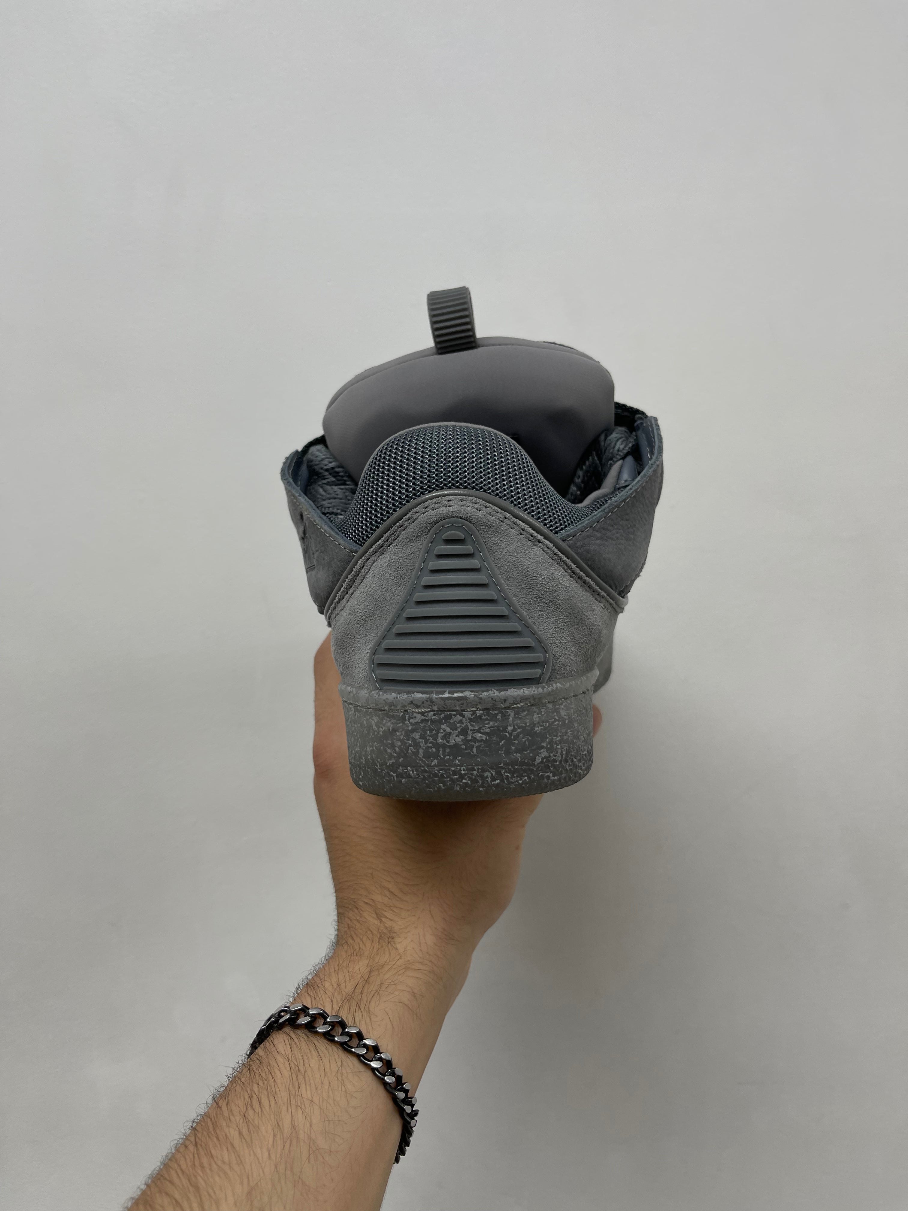 Lanvin Curb Stone Grey Curb Sneakers