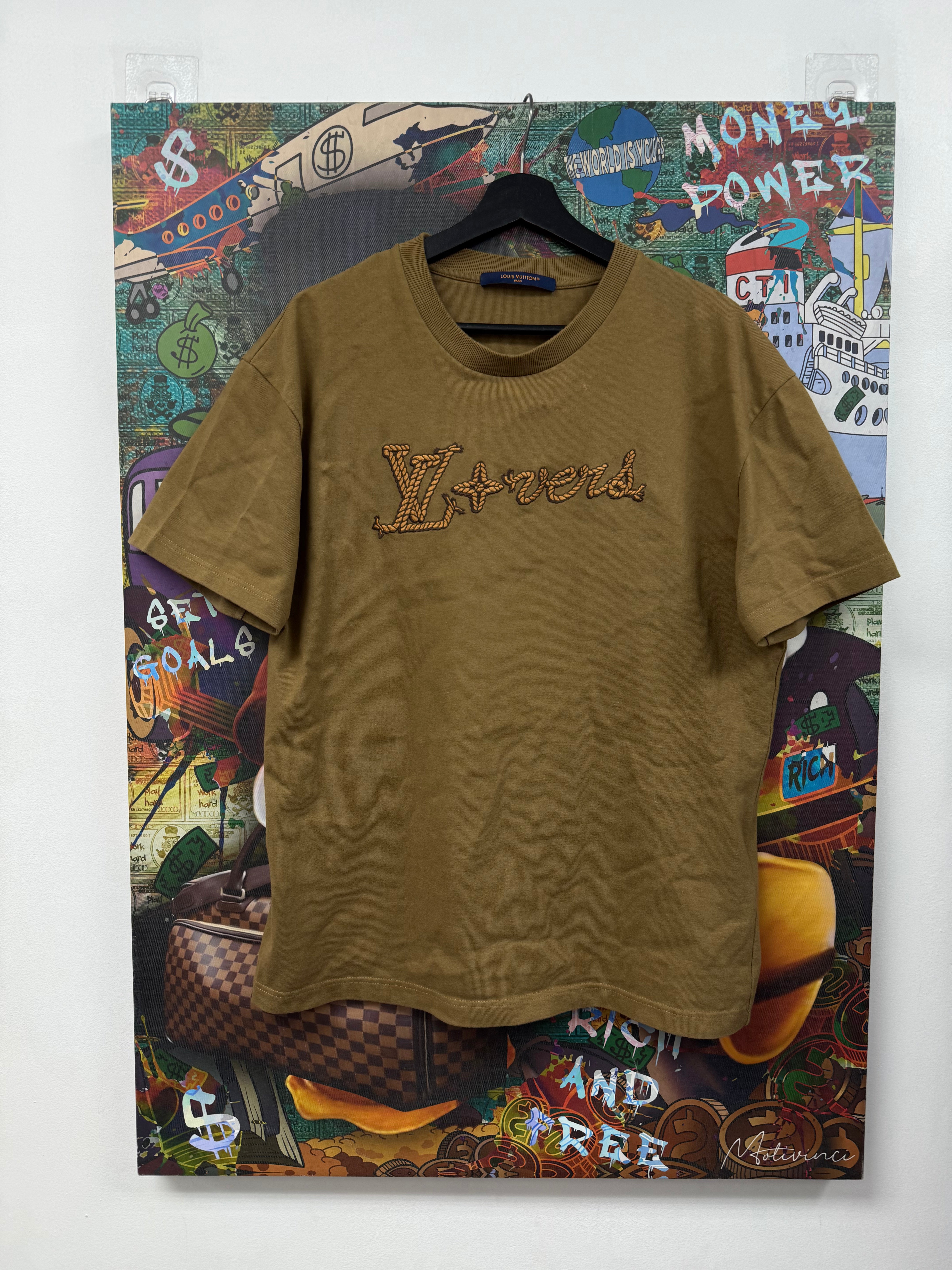 Louis Vuitton Brown Lovers Rope Tee