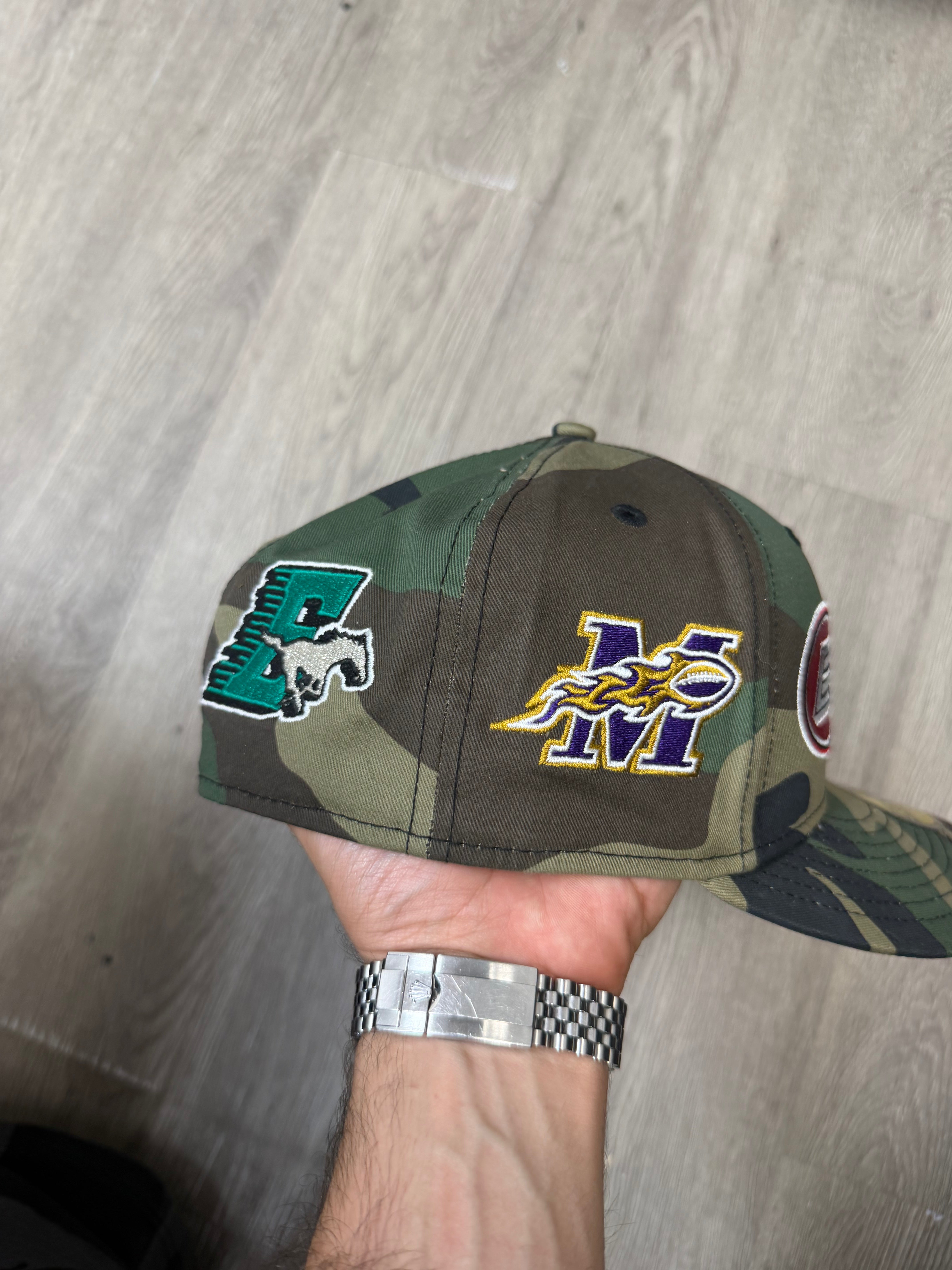Supreme Camo Mascots Logo Hat