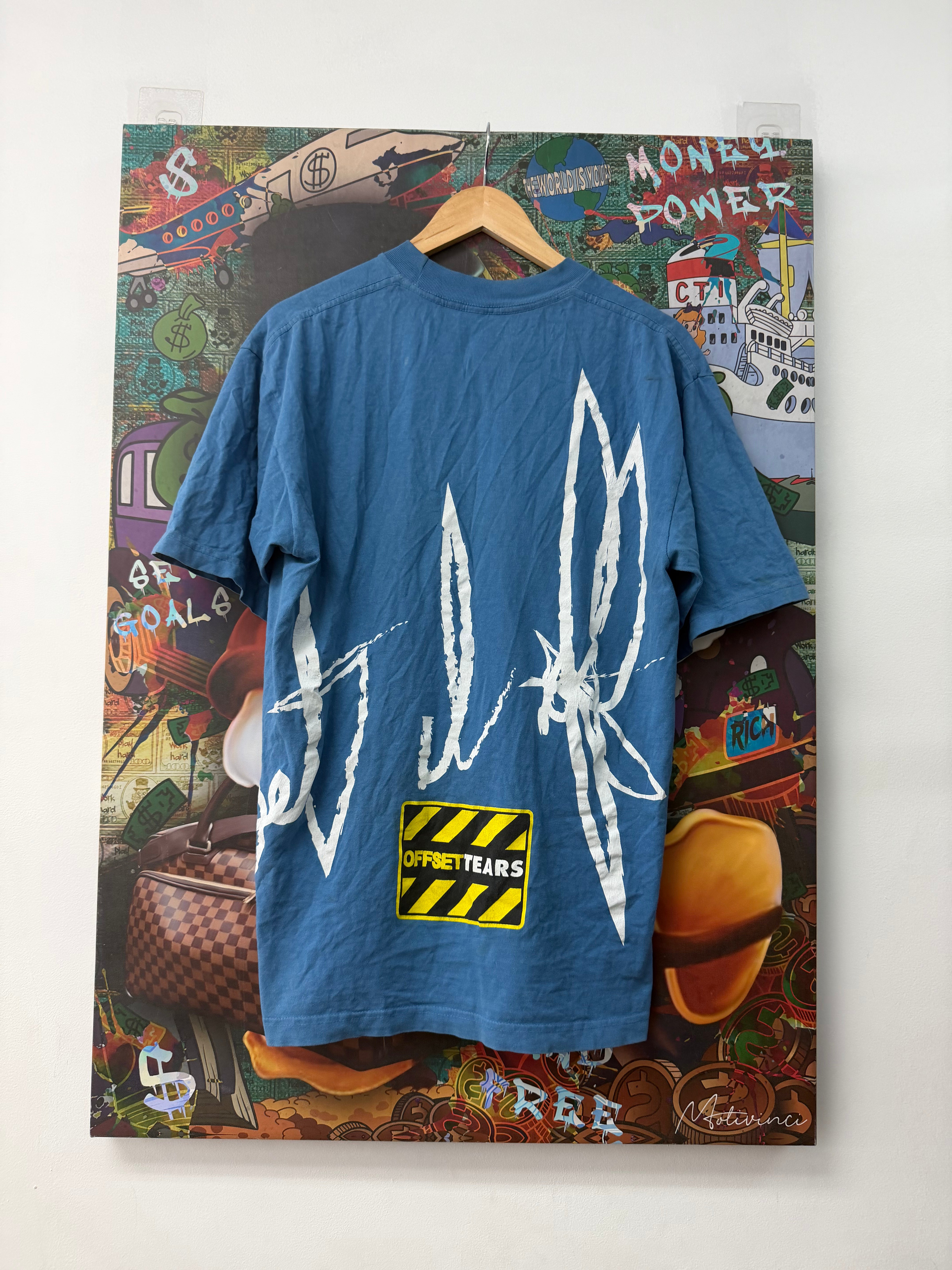 Denim Tears Blue Offset Tee