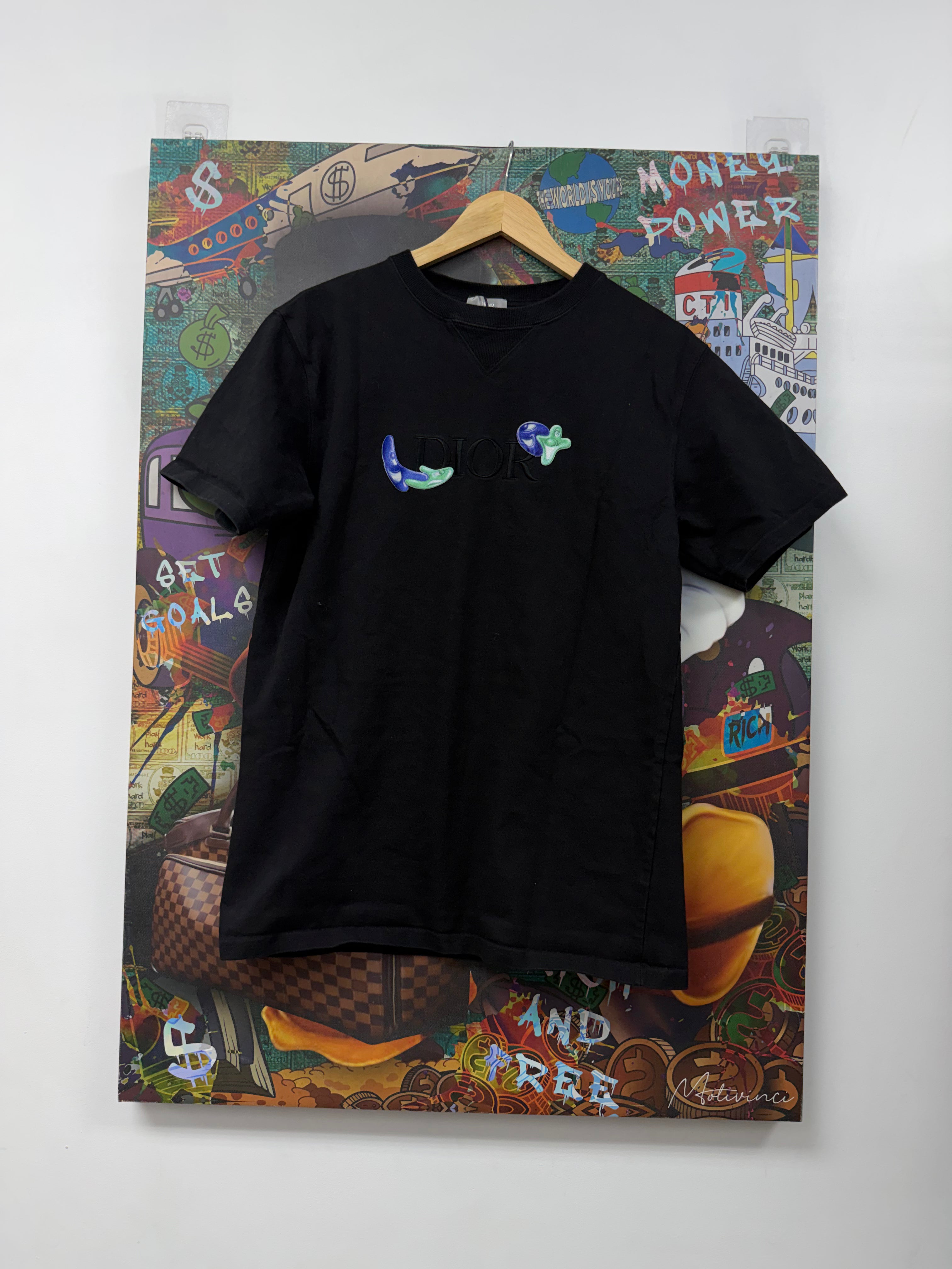 Dior Black Tonal Peter Doig Tee