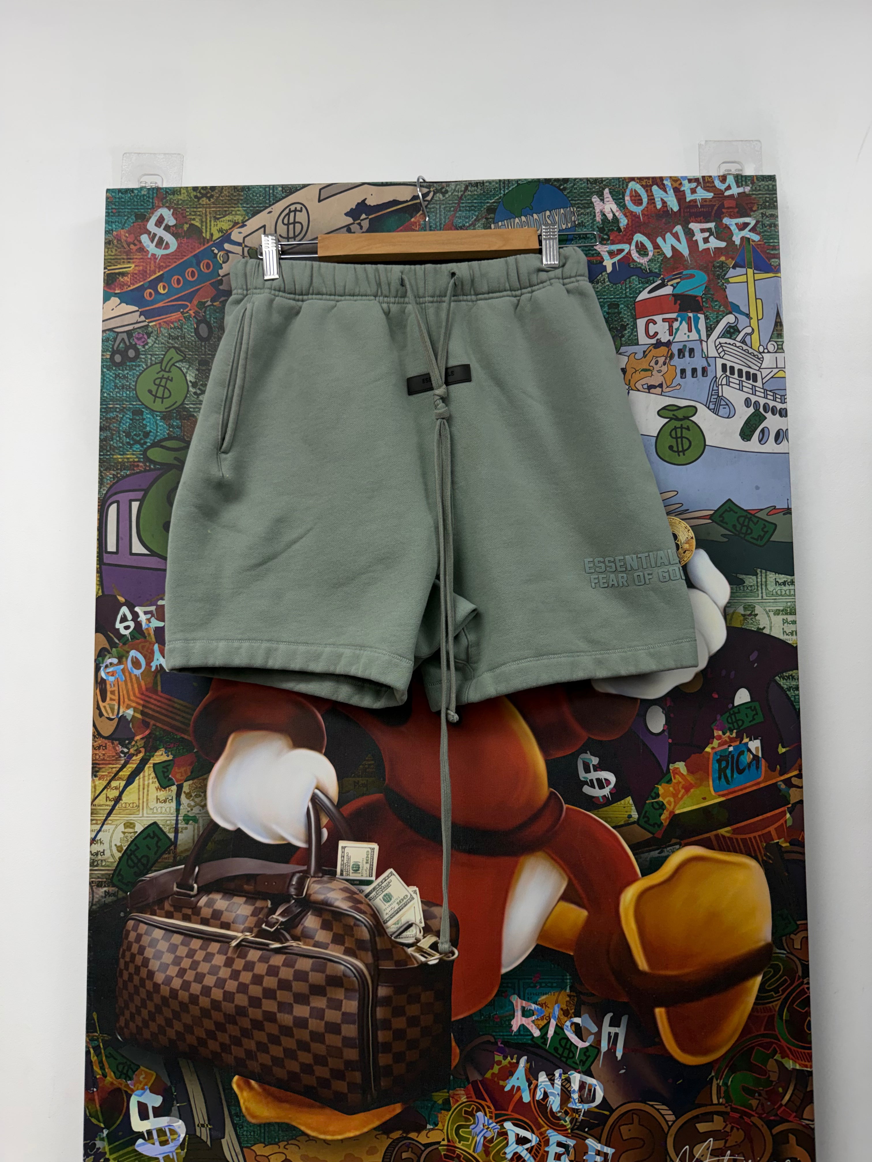 Essentials Seal Blue Shorts
