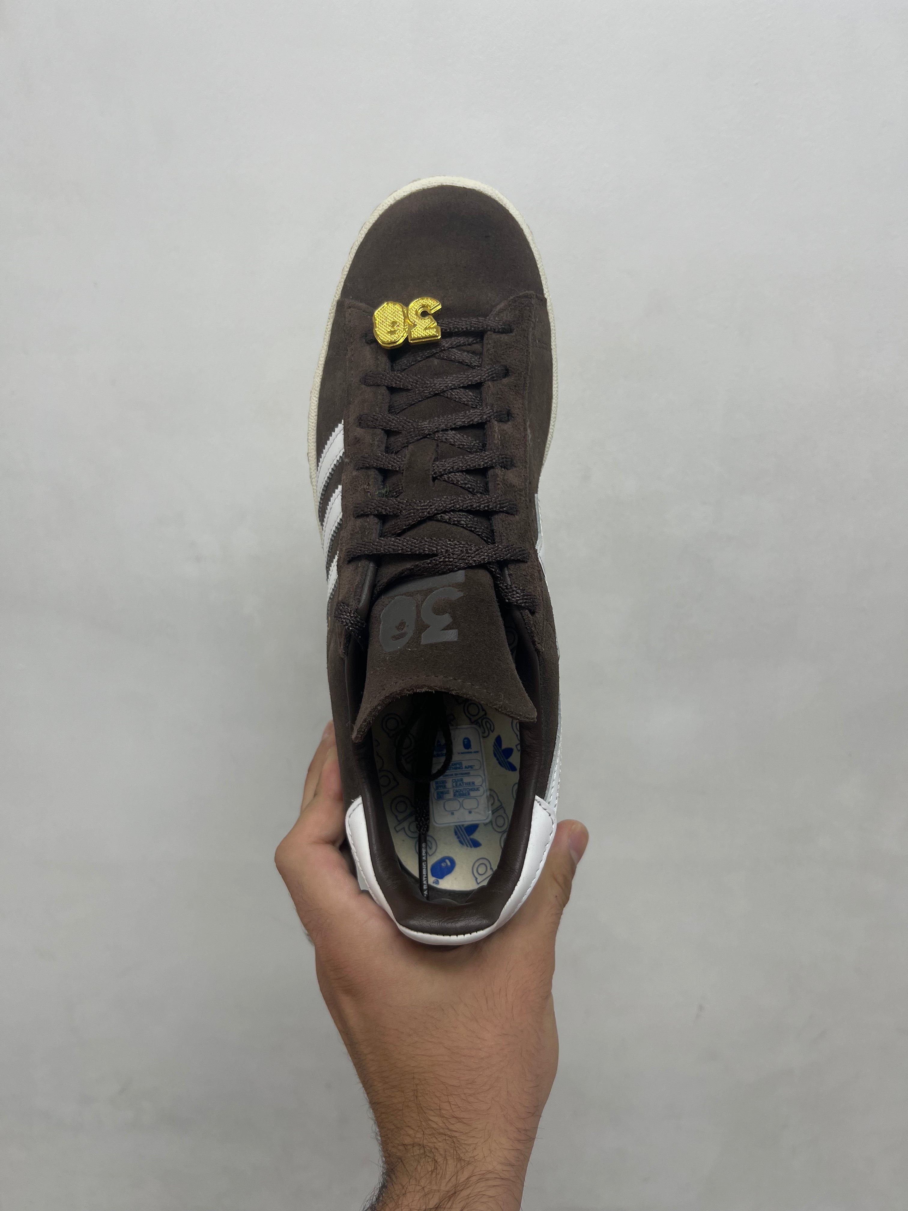 Adidas Bape Campus 80s Brown Sneakers