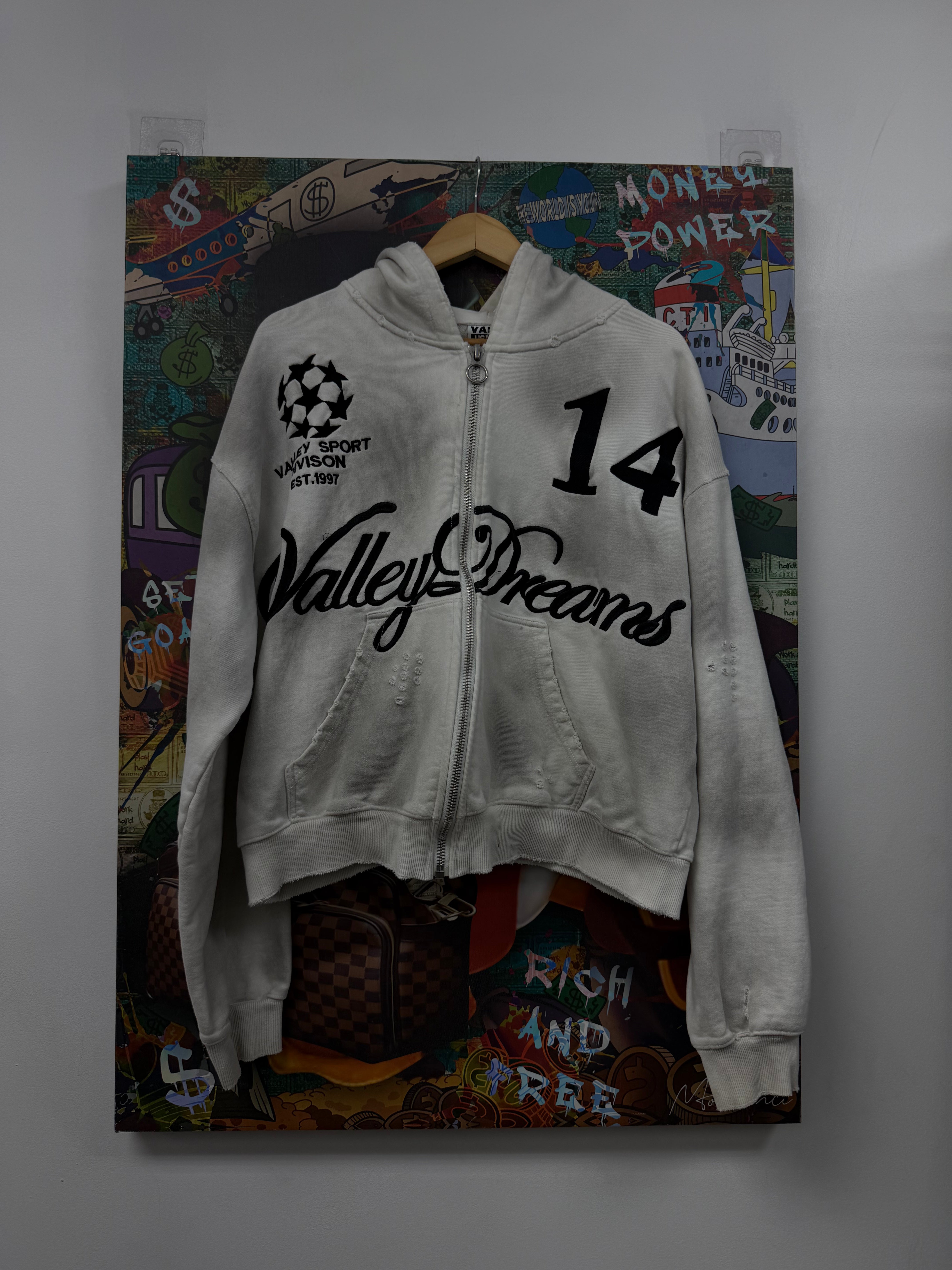 Vale White Oreo 14 Zip Up