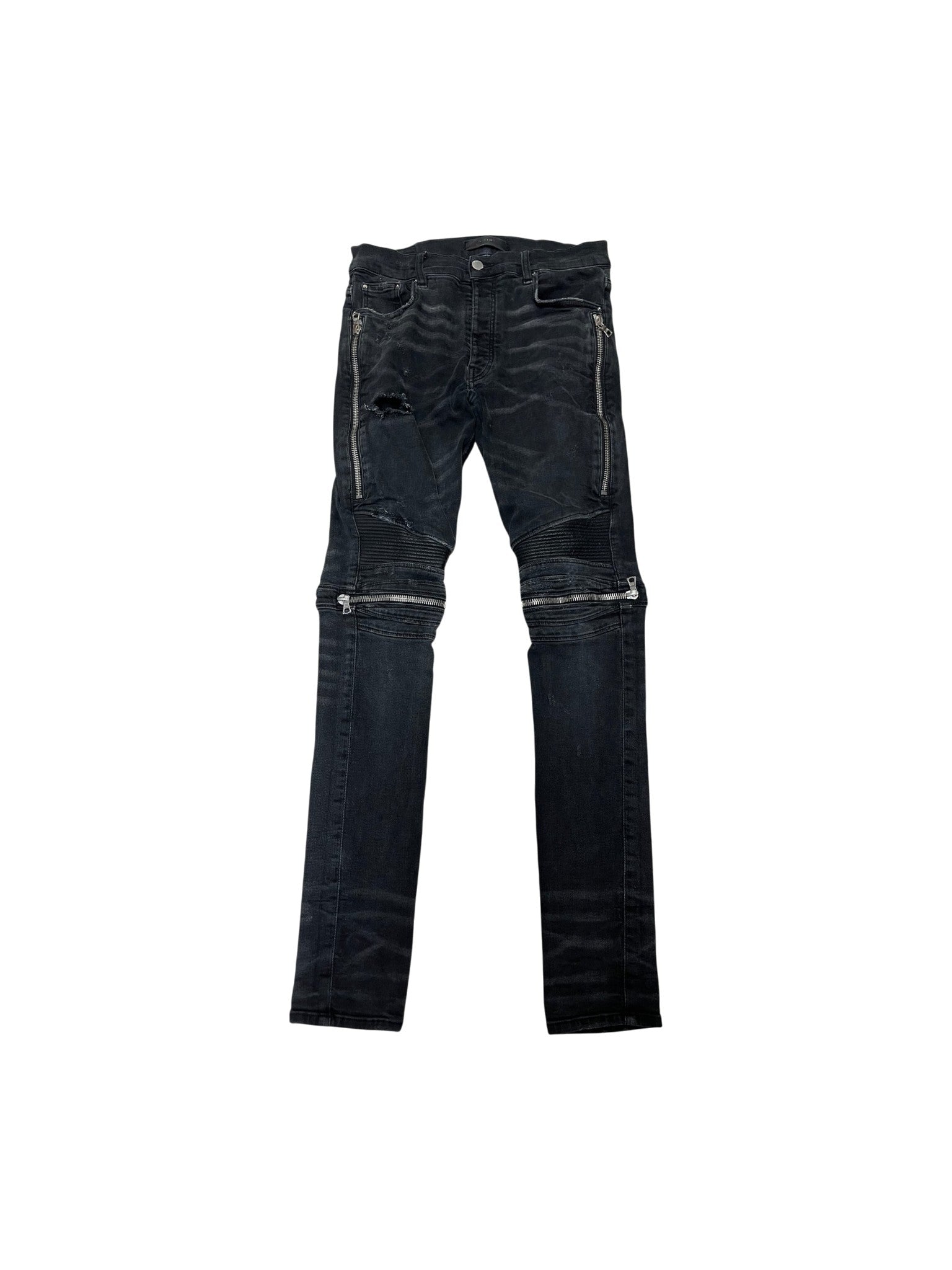 Amiri "MX2" Patch Black Wash & Black Jeans
