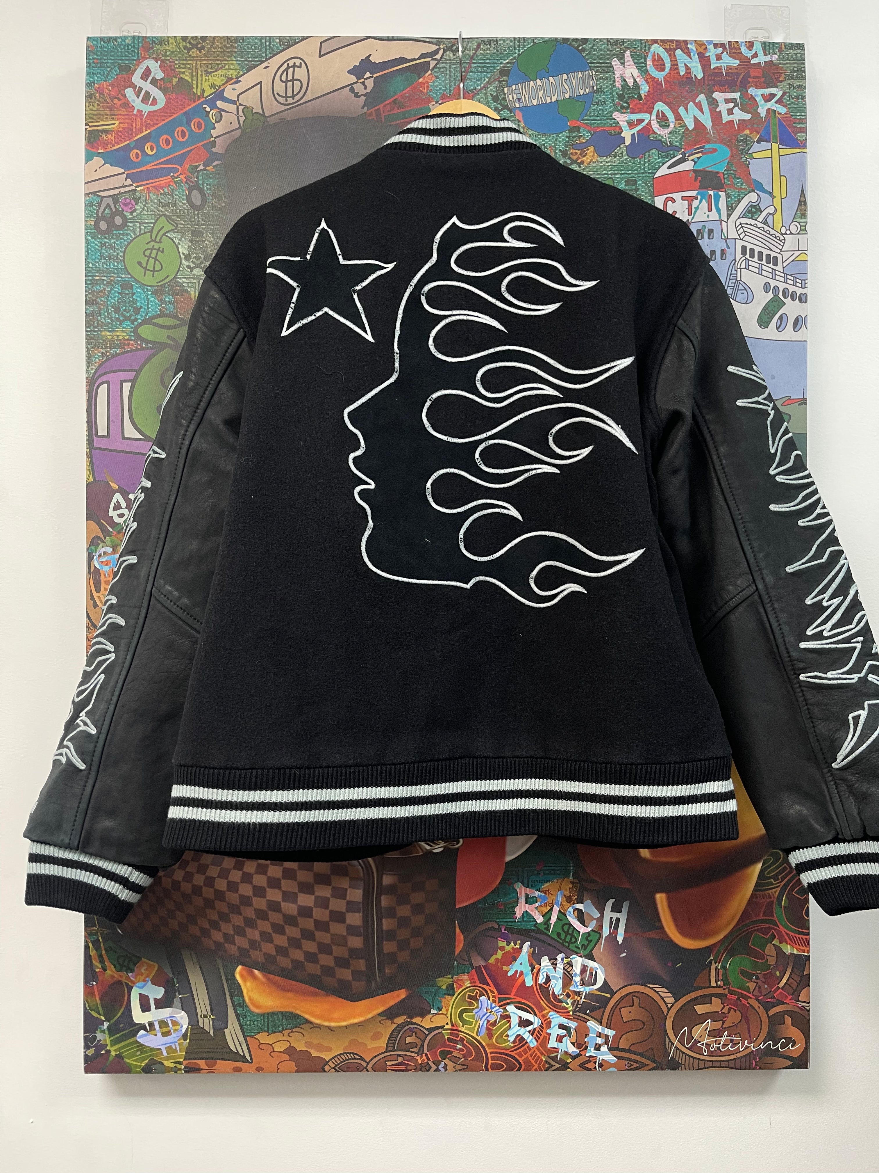 Hellstar Black ComplexCon Varsity Jacket