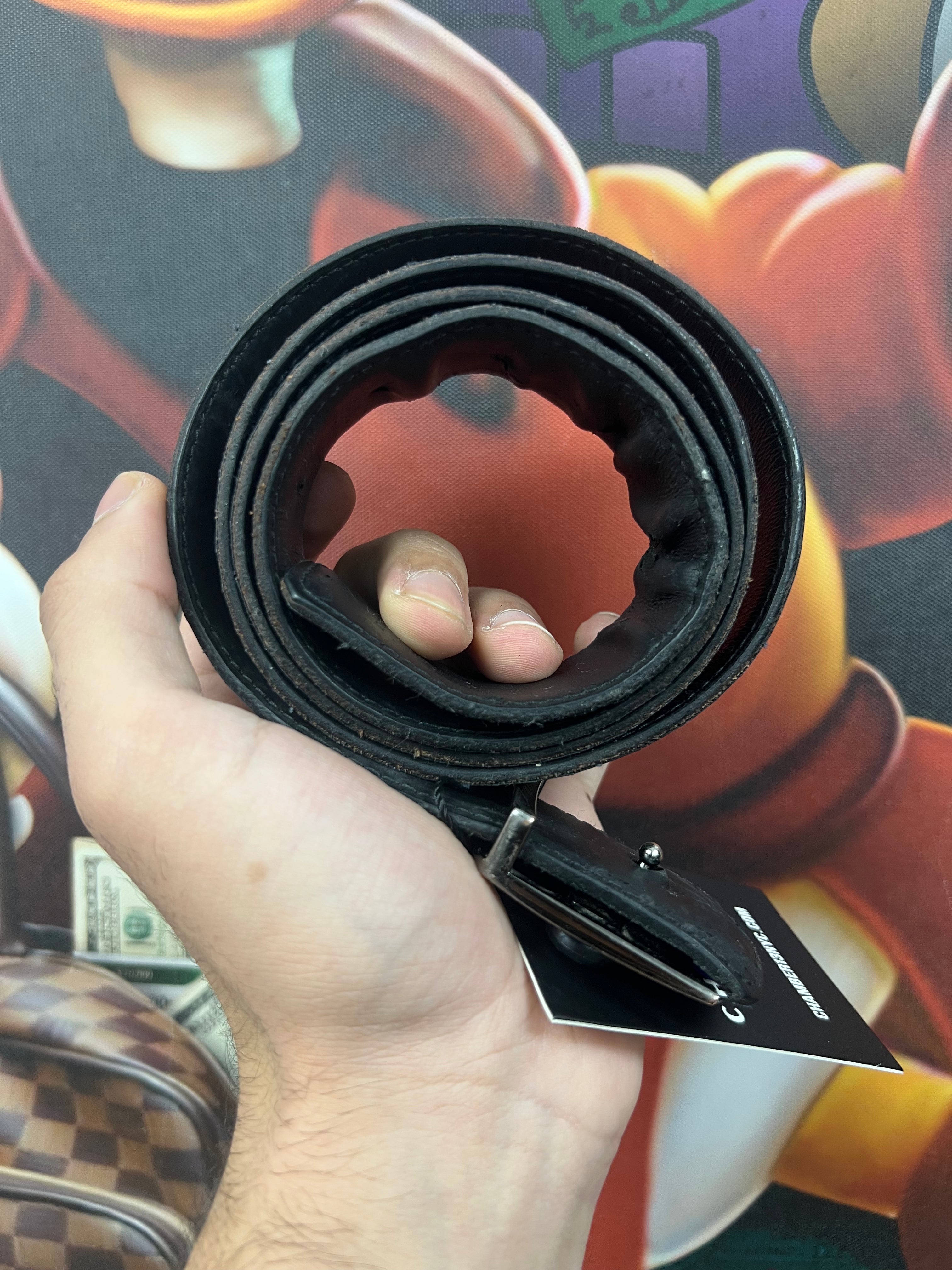 Louis Vuitton Black Damier Belt